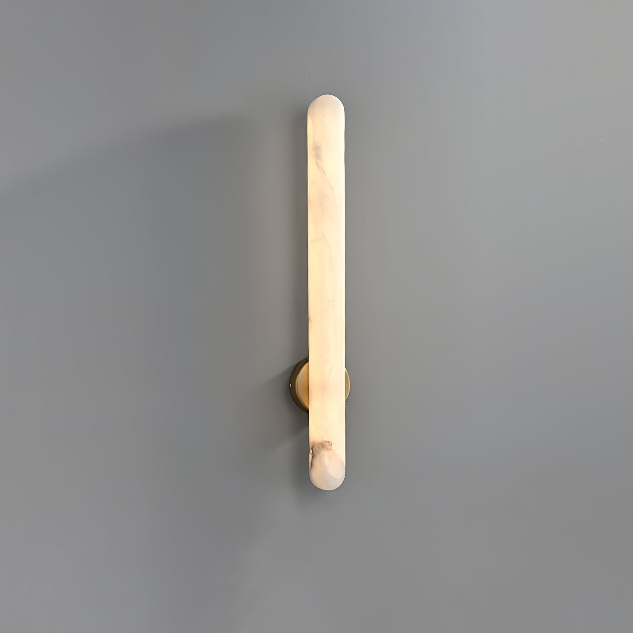 Alunari Modern Metal & Alabaster Wall Light