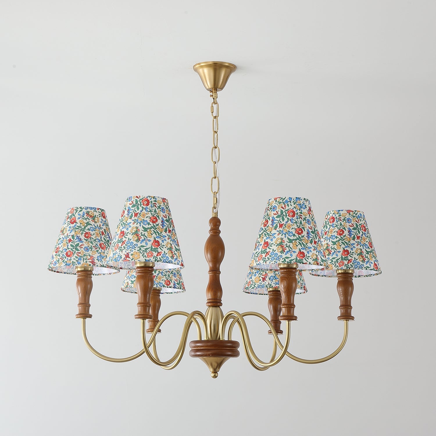 Muto  Flower Fabric Chandelier  Farmhouse