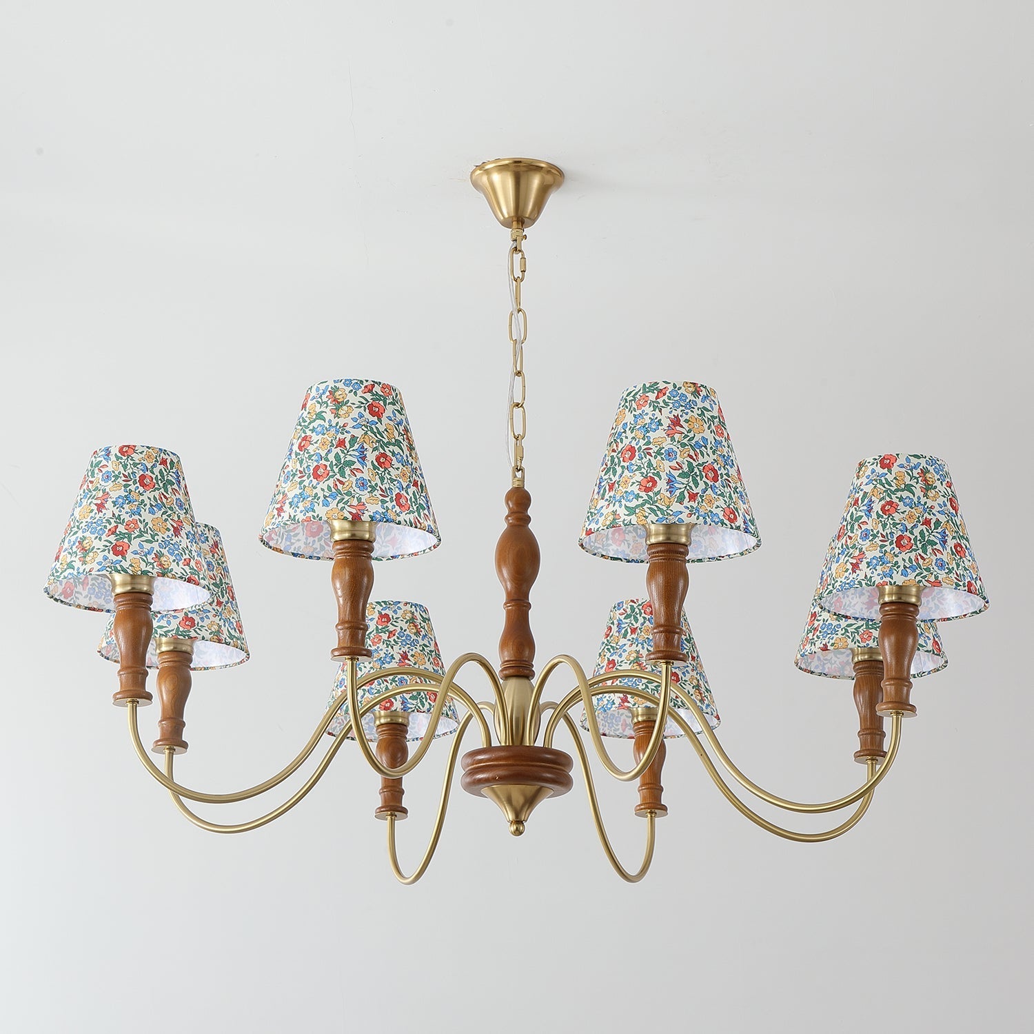Muto  Flower Fabric Chandelier  Farmhouse