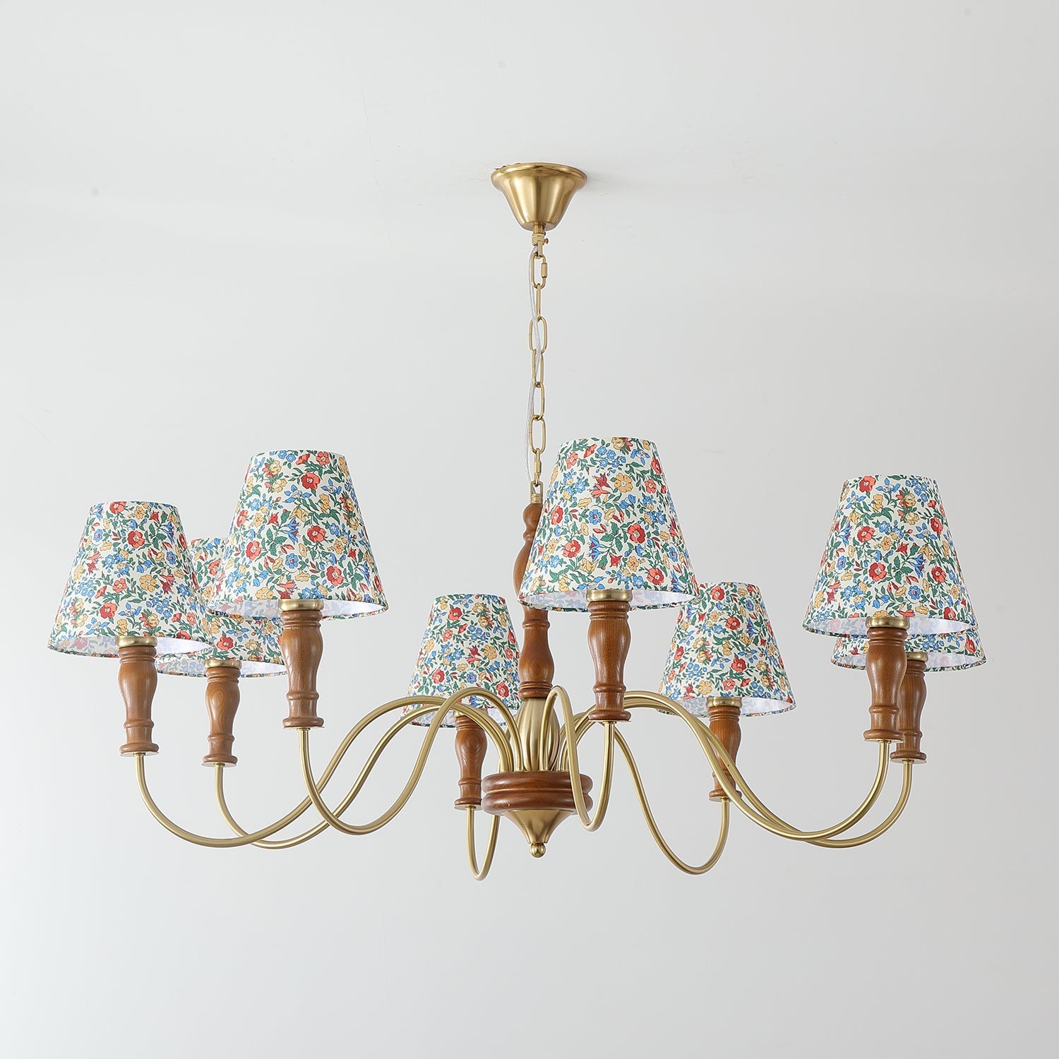 Muto  Flower Fabric Chandelier  Farmhouse