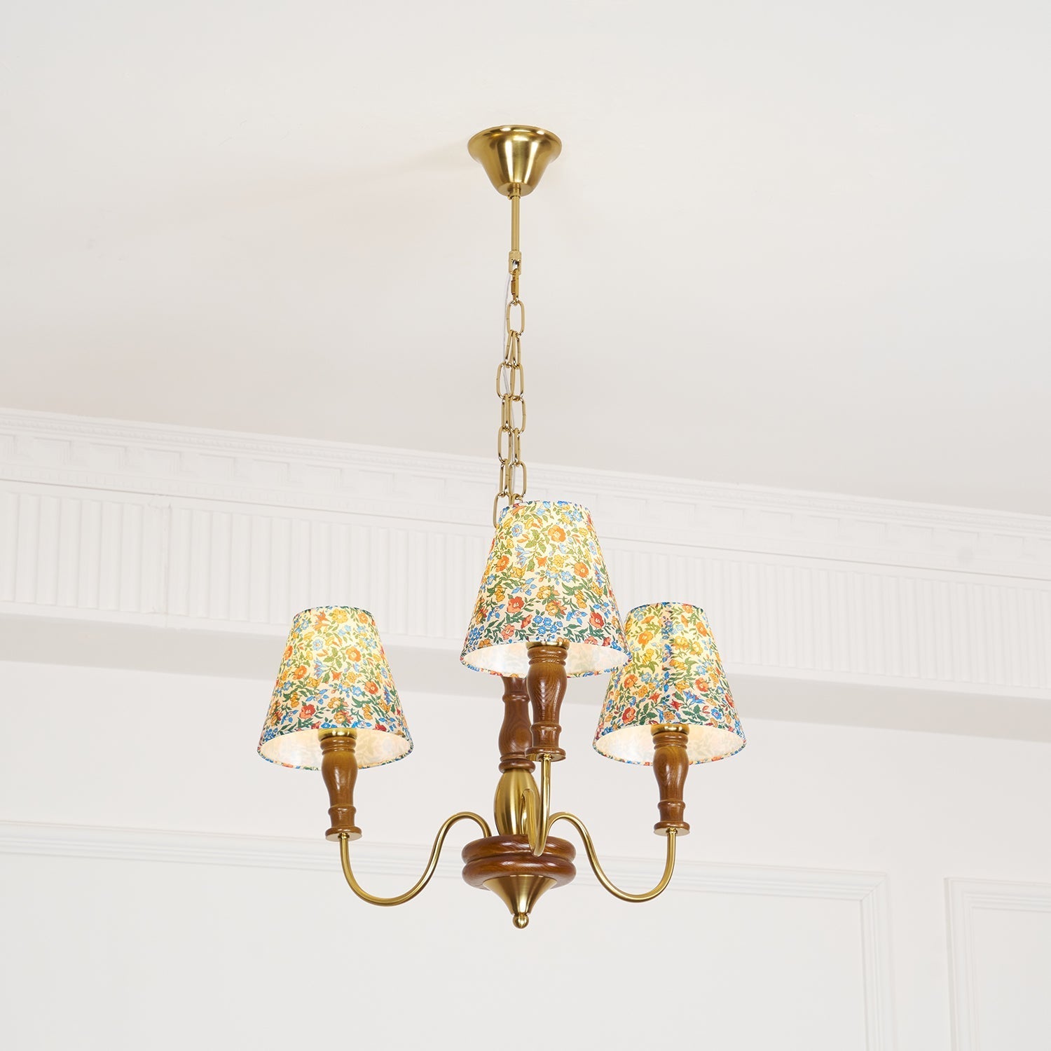 Muto  Flower Fabric Chandelier  Farmhouse