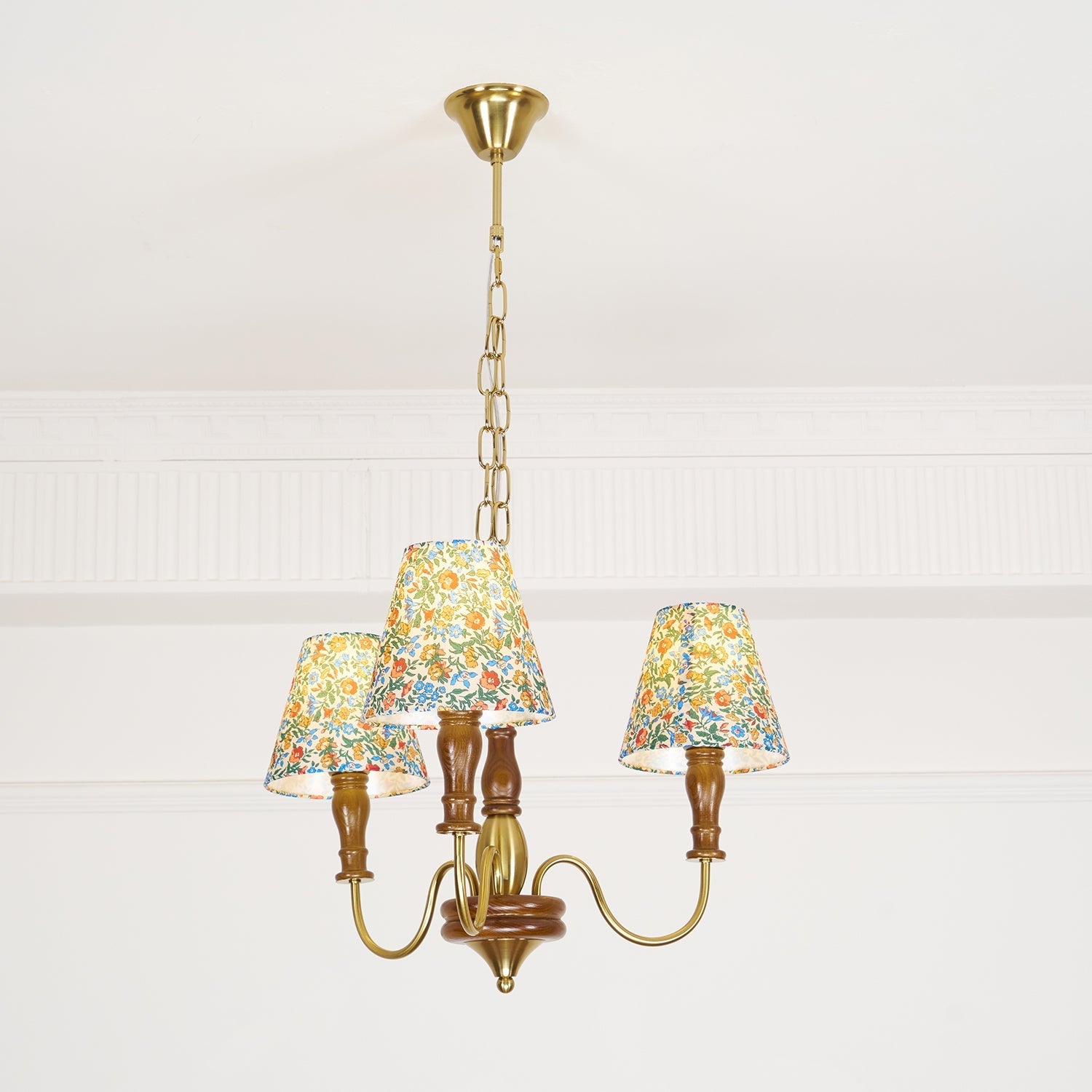 Muto  Flower Fabric Chandelier  Farmhouse