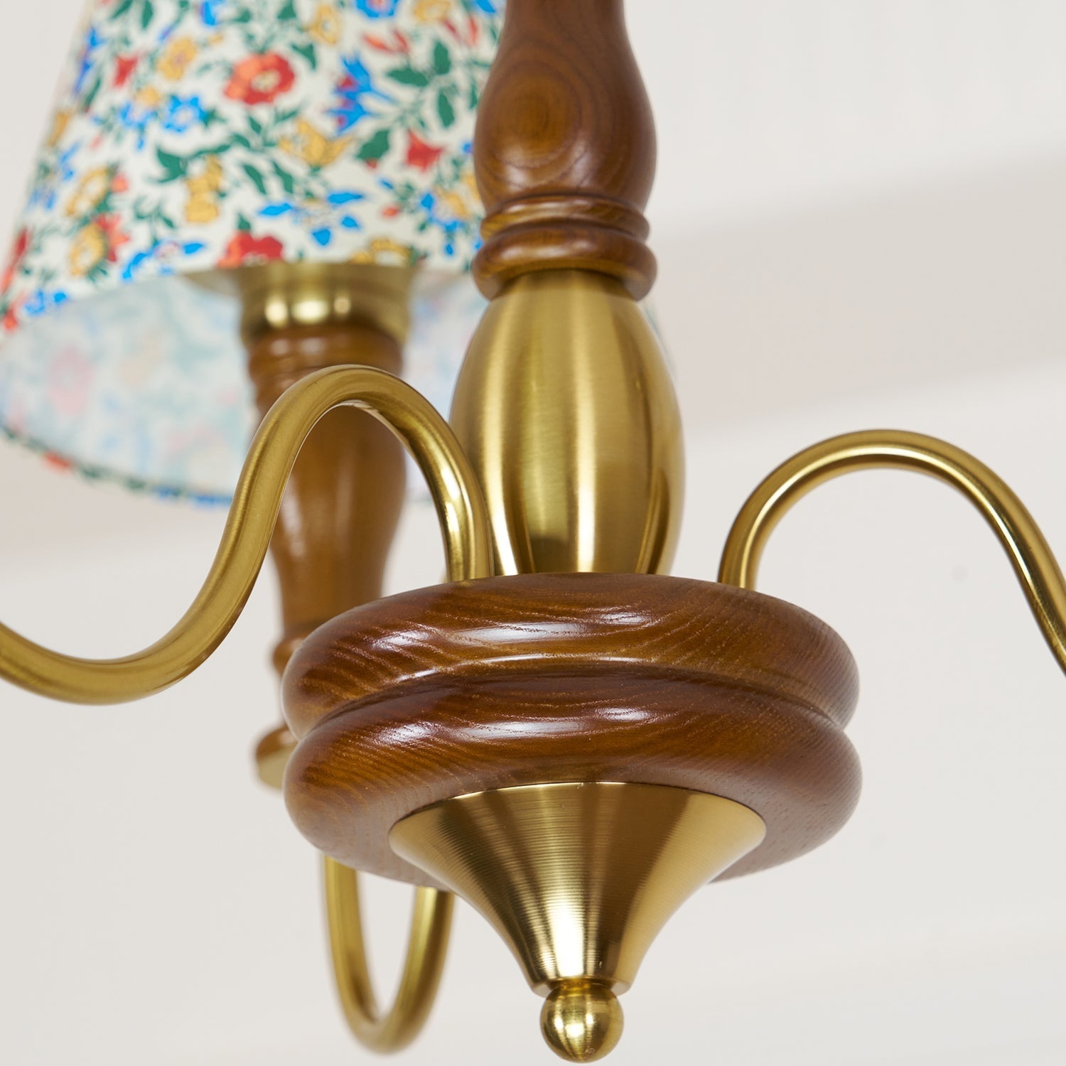Muto  Flower Fabric Chandelier  Farmhouse