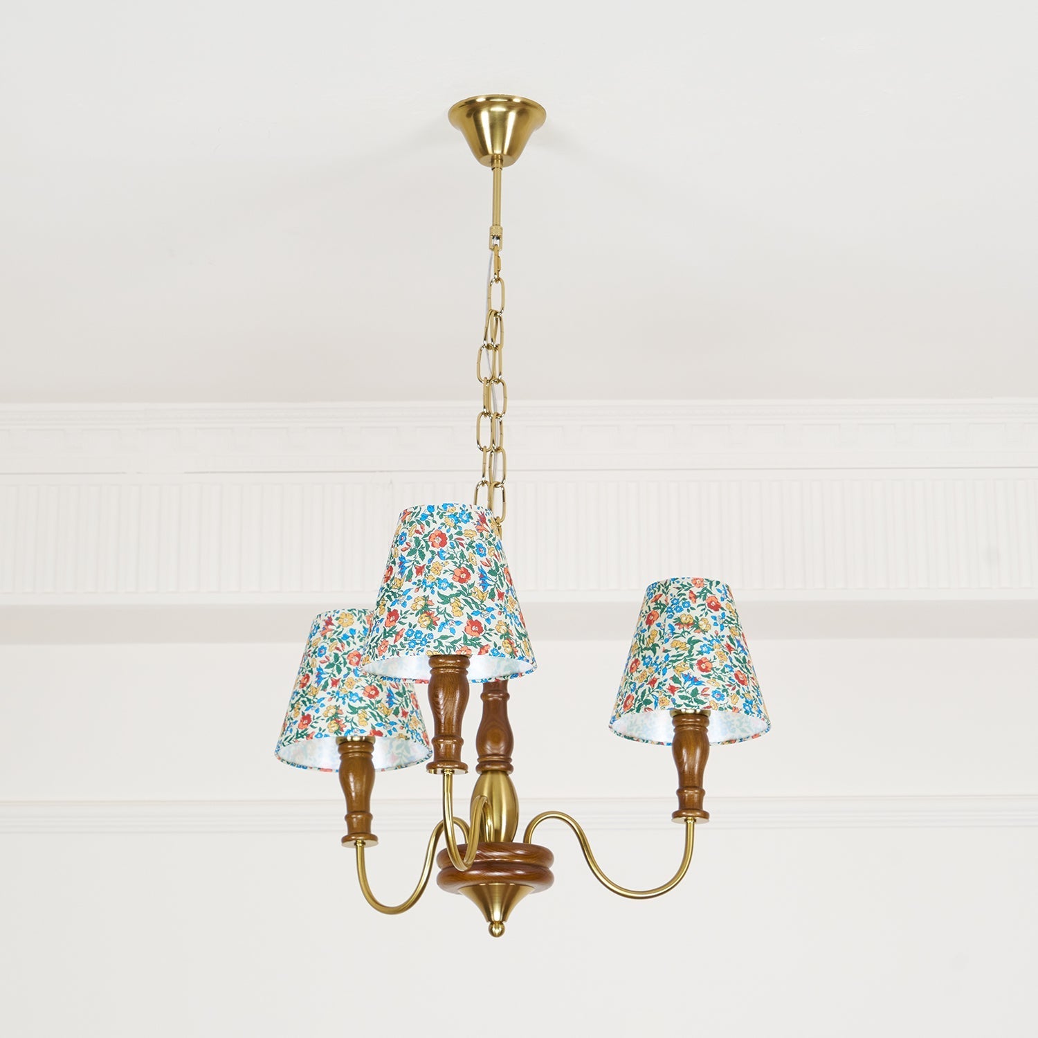 Muto  Flower Fabric Chandelier  Farmhouse