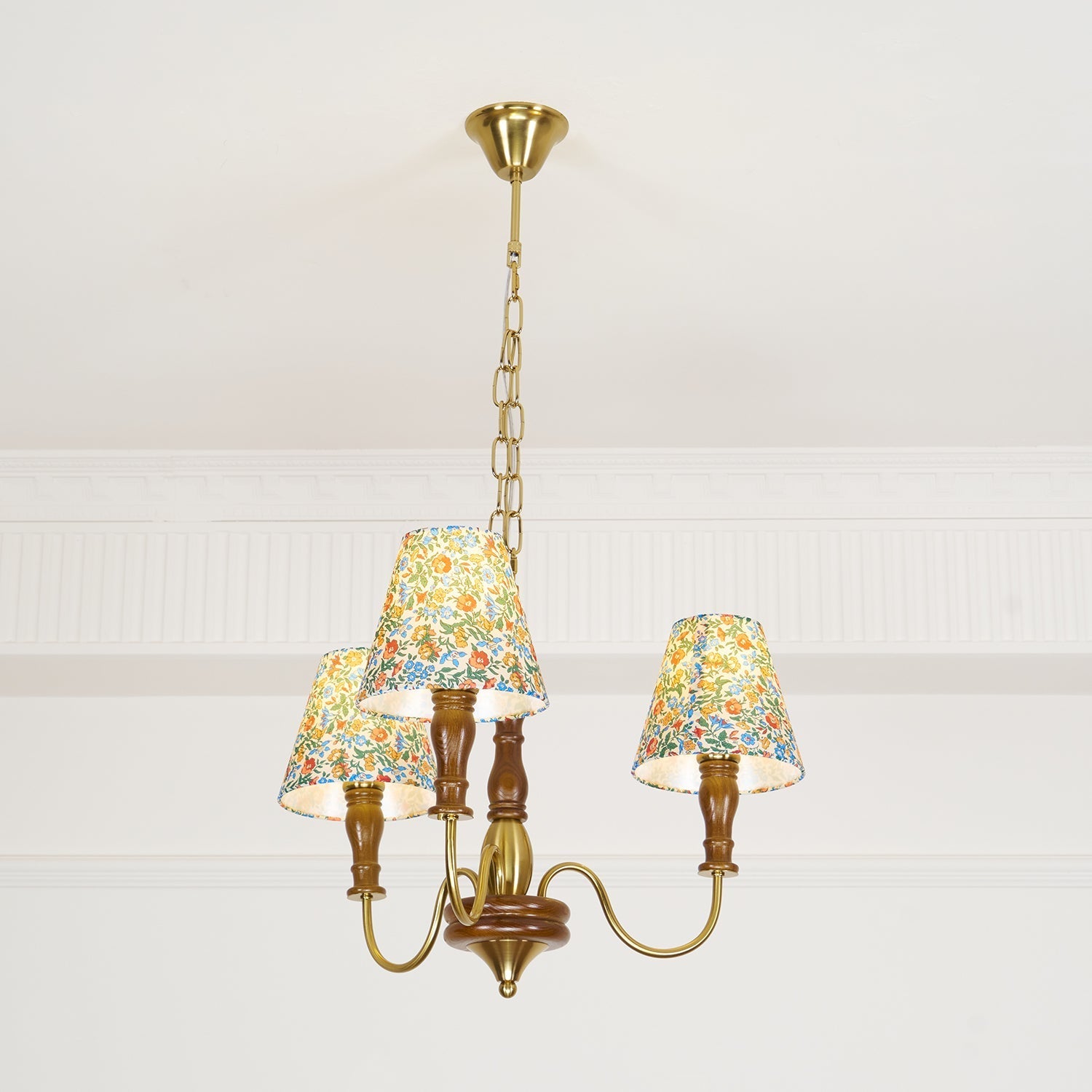Muto  Flower Fabric Chandelier  Farmhouse