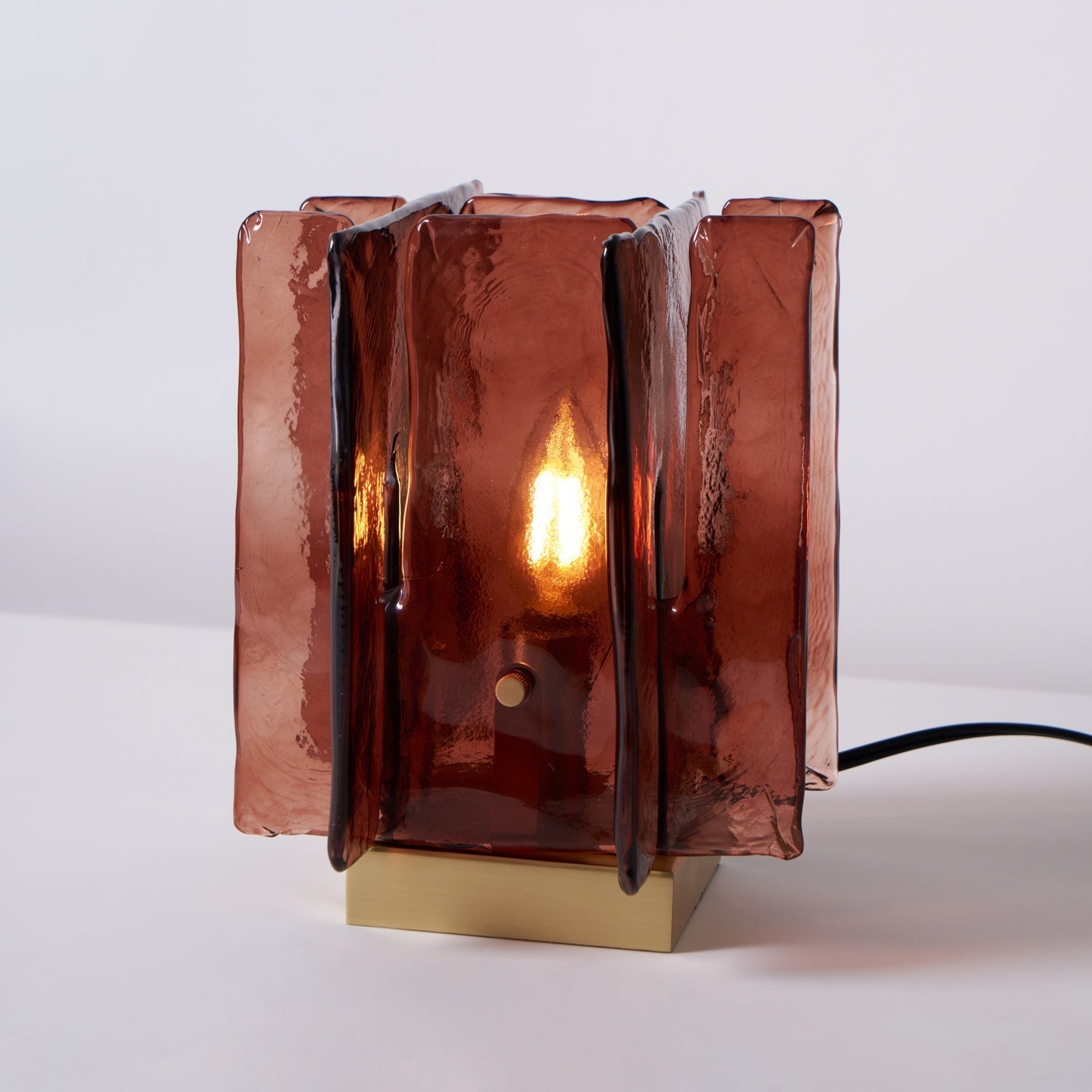 Amber Building Block Table Lamp - Blowlighting