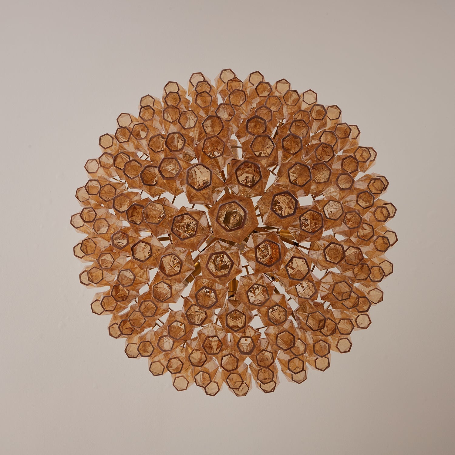 Aurora Chandelier Amber Empire Prism