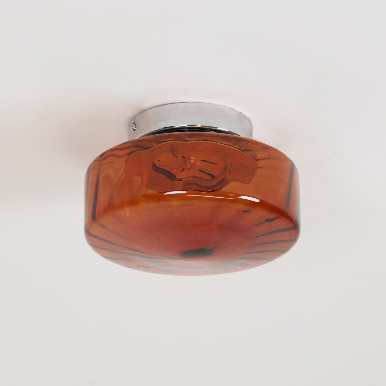 Valentina Amber Glass Ceiling Light - Letslighting