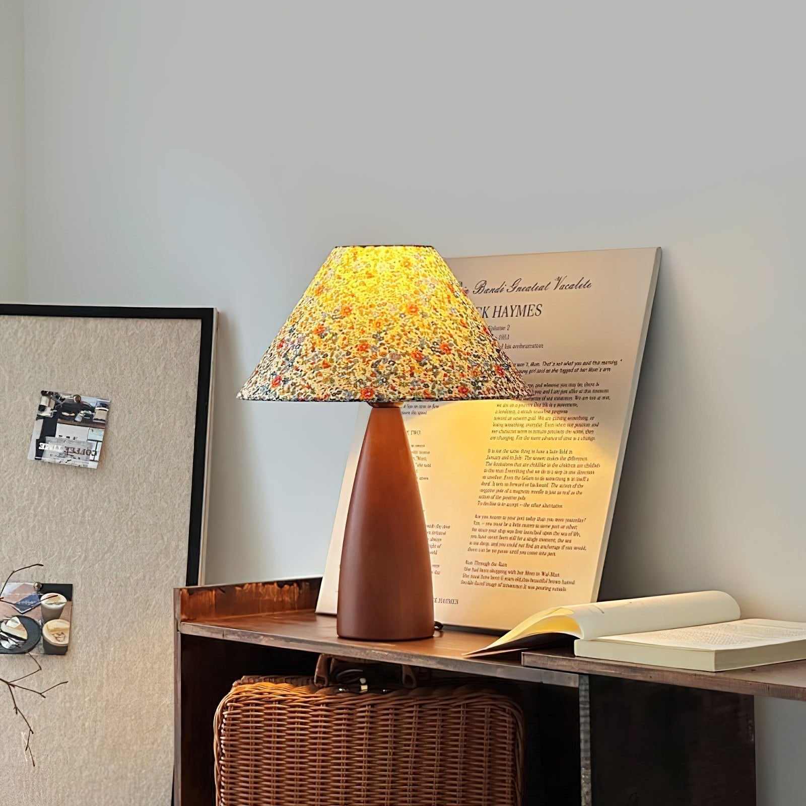 Candice Vintage Wood Table Lamp - Letslighting