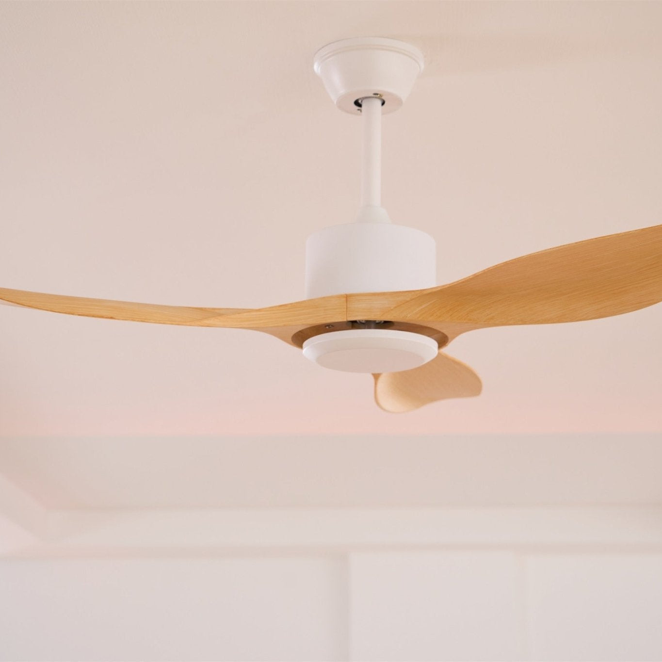 Arlo Minimalist Wood Ceiling Fan Light - Letslighting