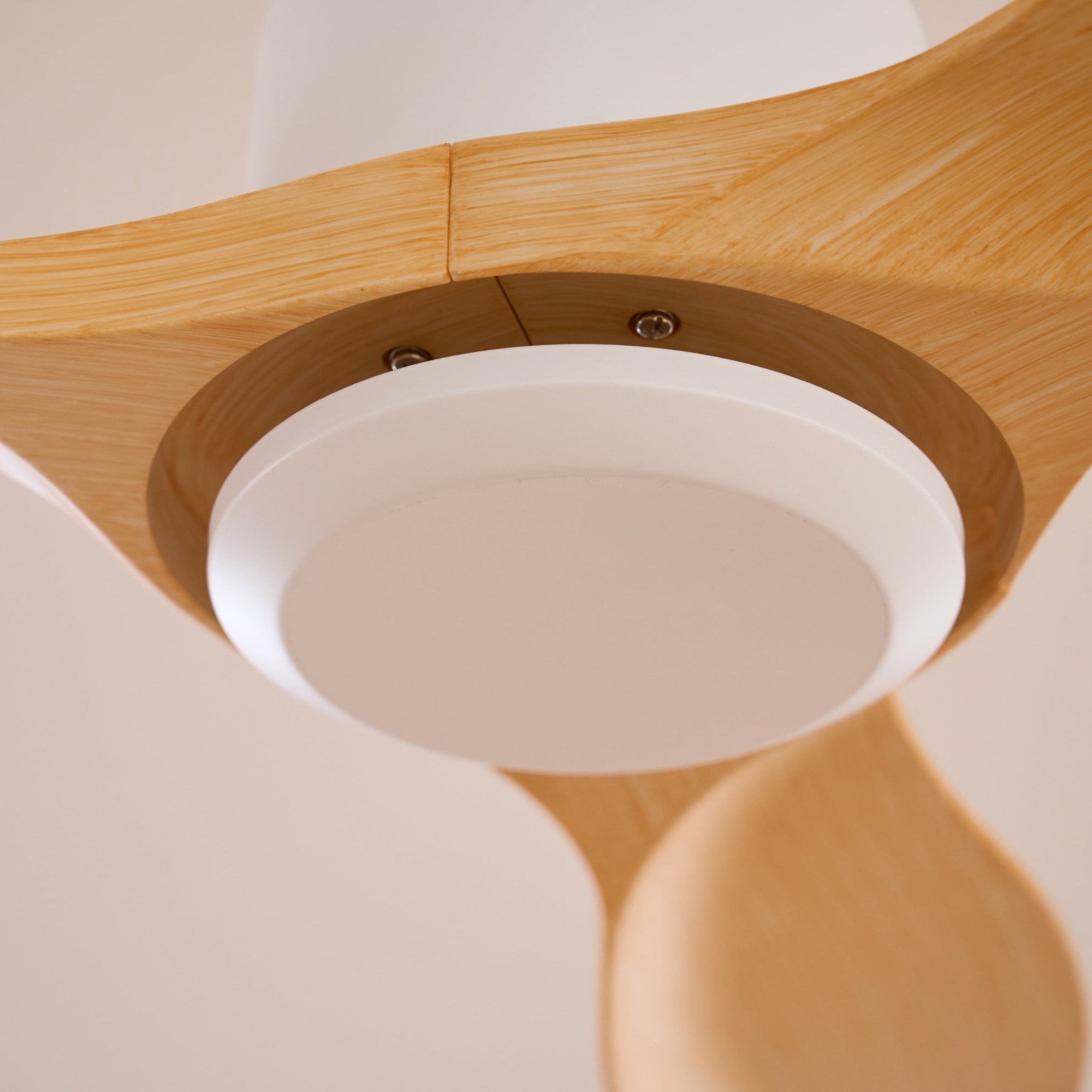 Arlo Minimalist Wood Ceiling Fan Light - Letslighting