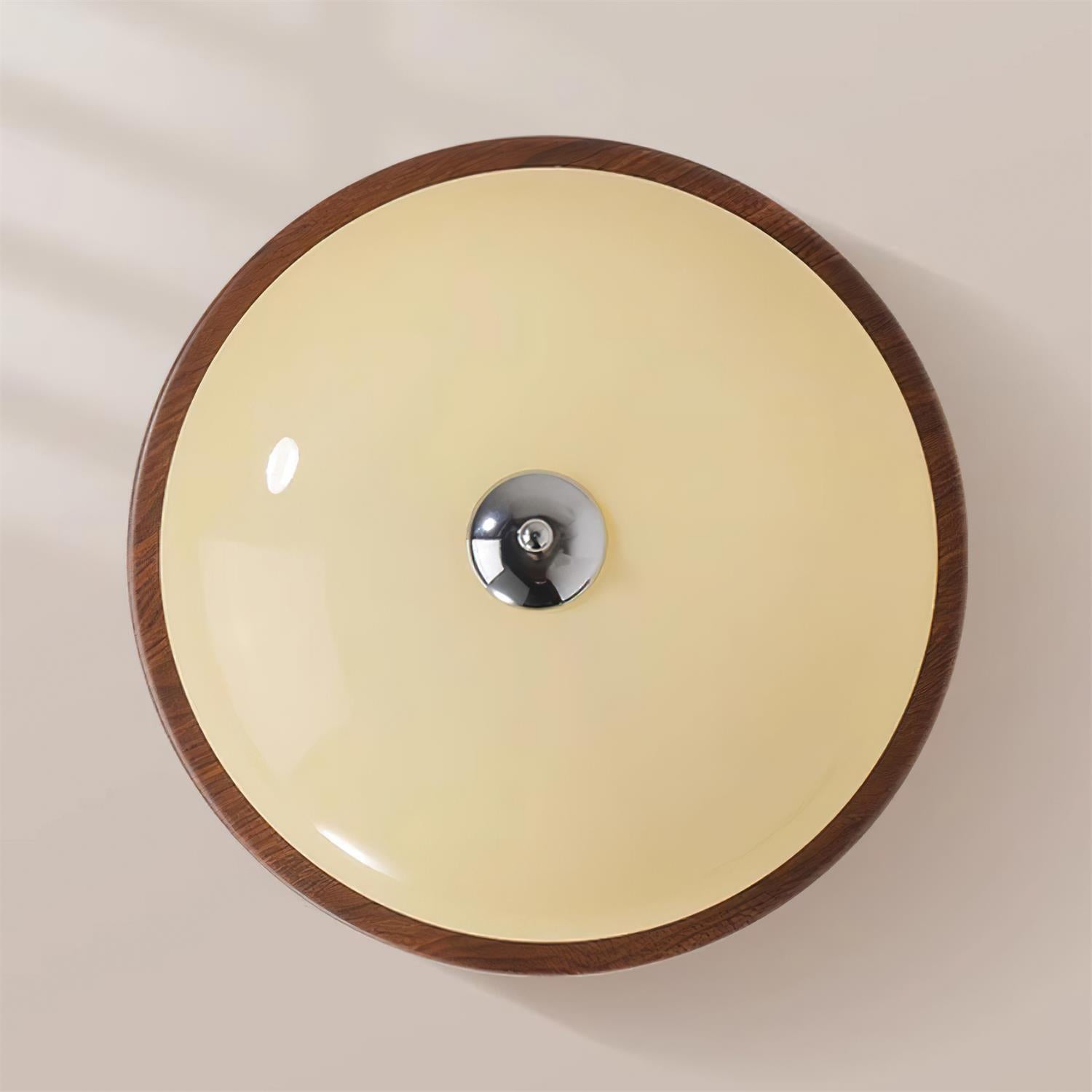 Povio Metal & Glass Flush Mount Ceiling Light - Letslighting