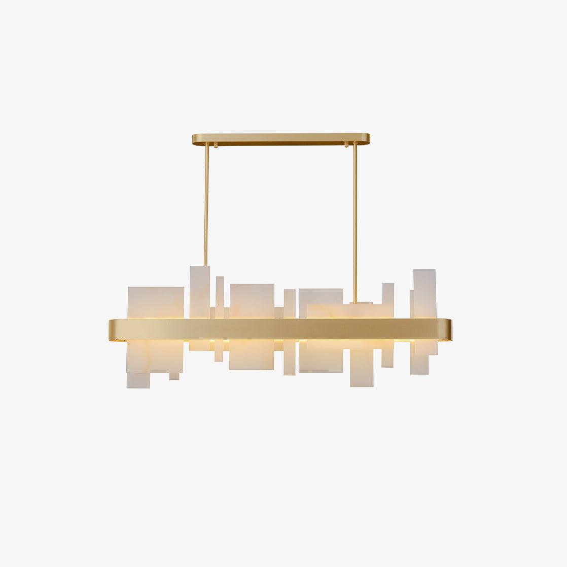 Lustra Chandelier Copper Acrylic Dining - Letslighting