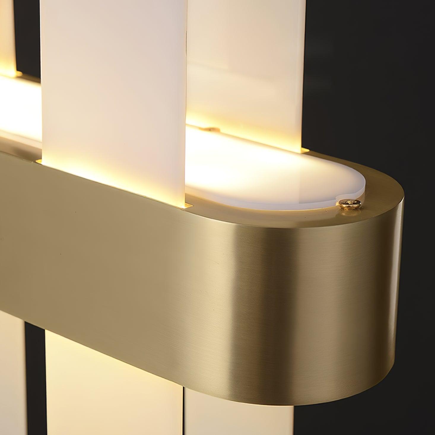 Lustra Chandelier Copper Acrylic Dining - Letslighting
