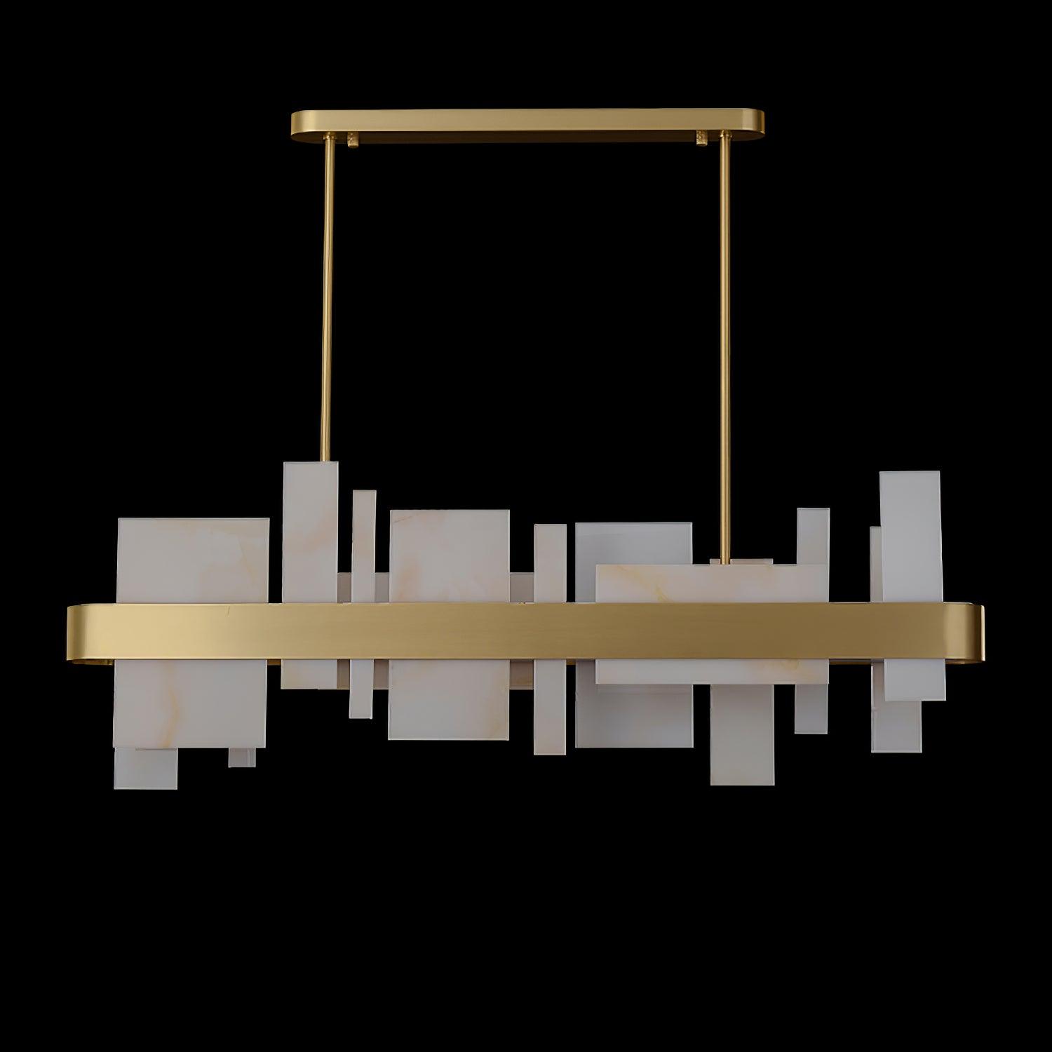 Lustra Chandelier Copper Acrylic Dining - Letslighting