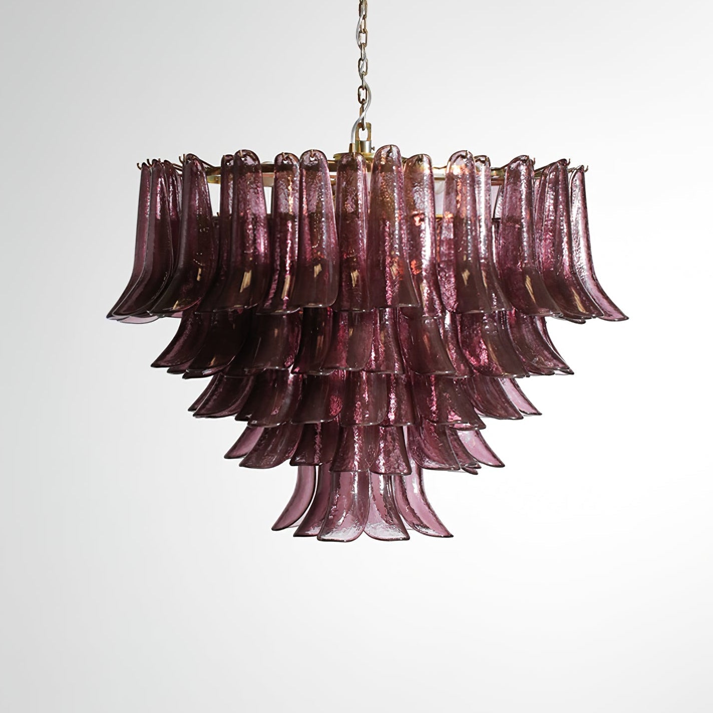 Amethyst  Luxury Metal & Glass Chandelier