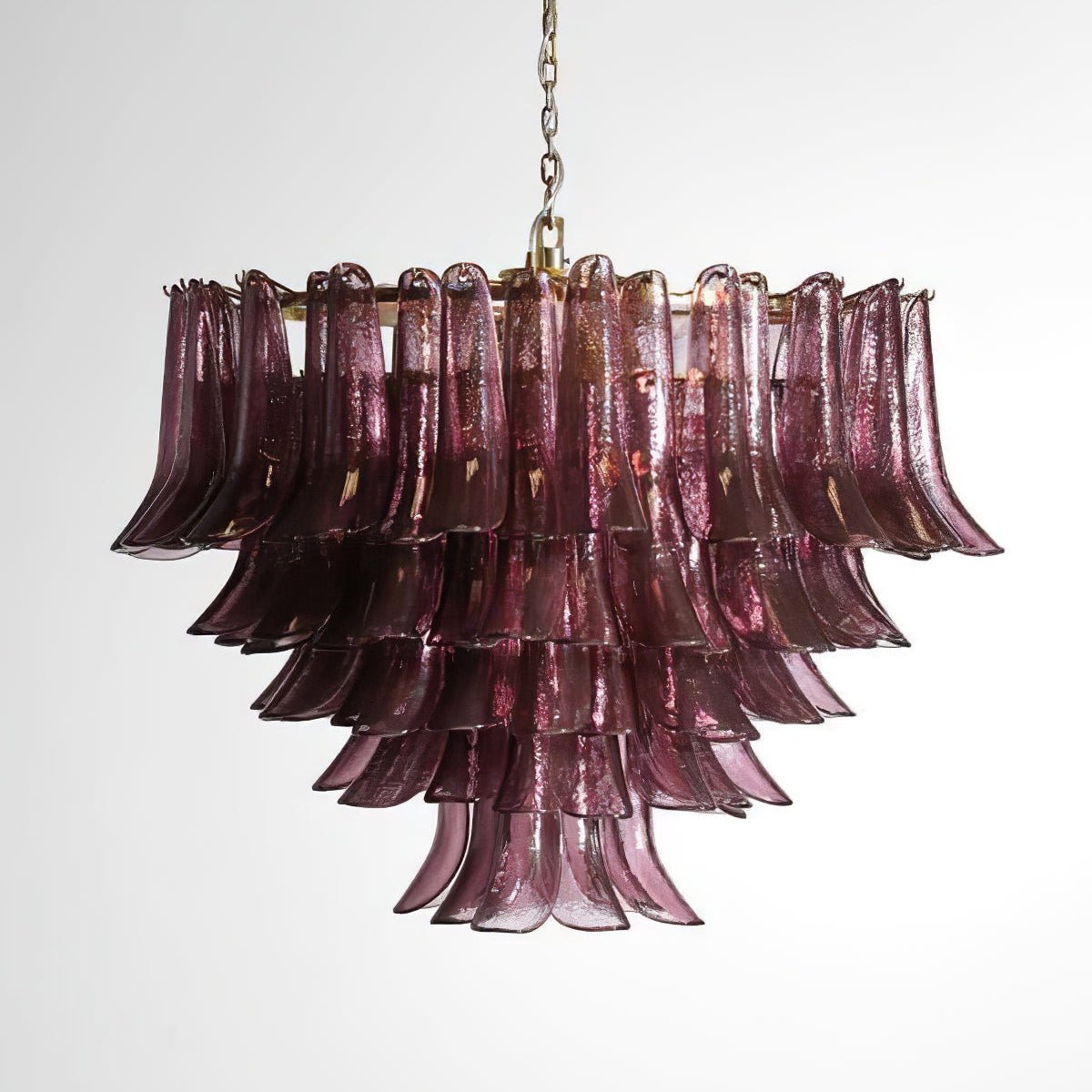 Amethyst  Luxury Metal & Glass Chandelier