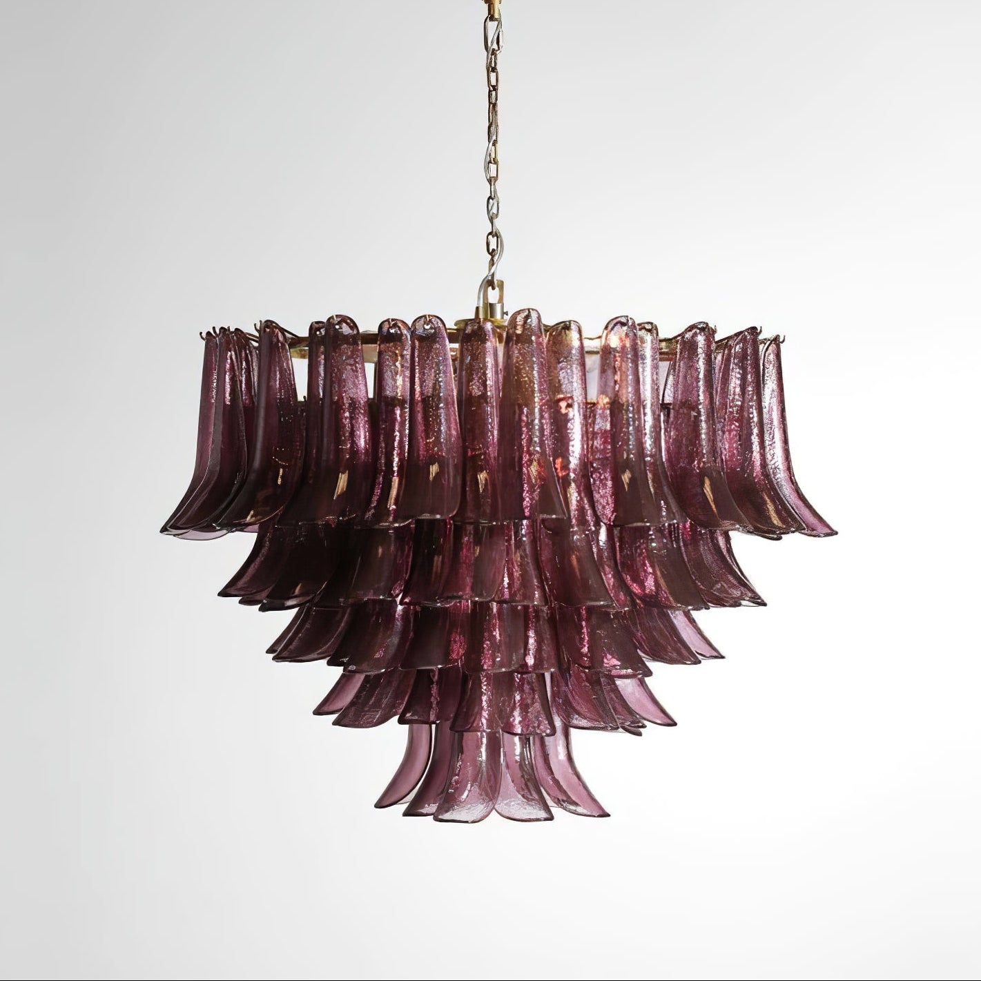 Amethyst  Luxury Metal & Glass Chandelier