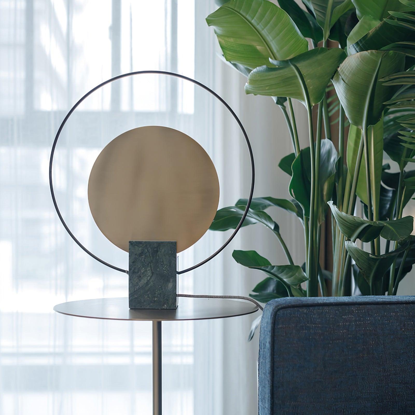 Orava Marble Geometric Table Lamp - Letslighting