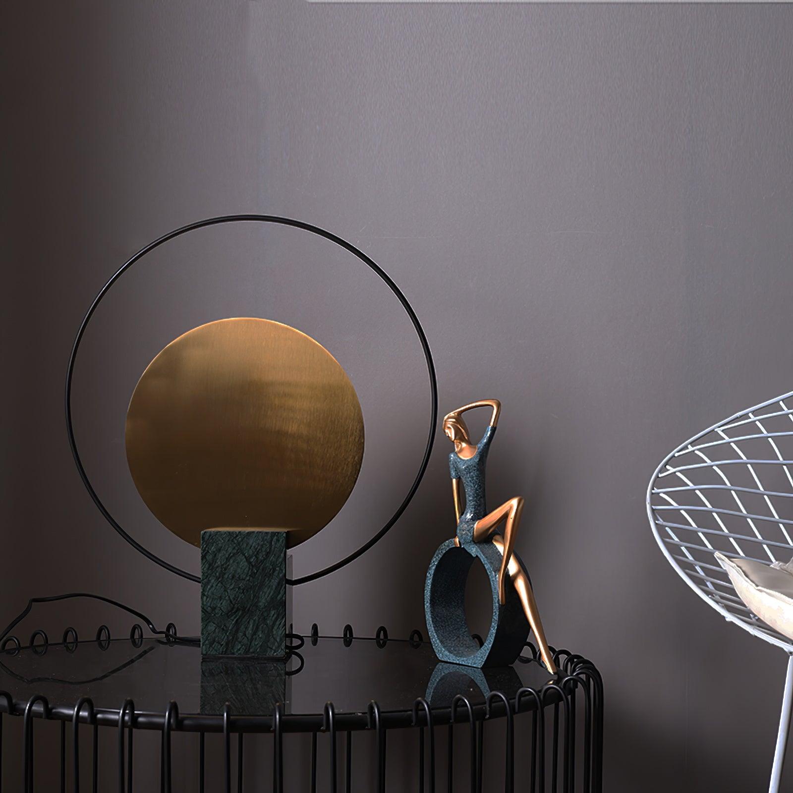 Orava Marble Geometric Table Lamp - Letslighting