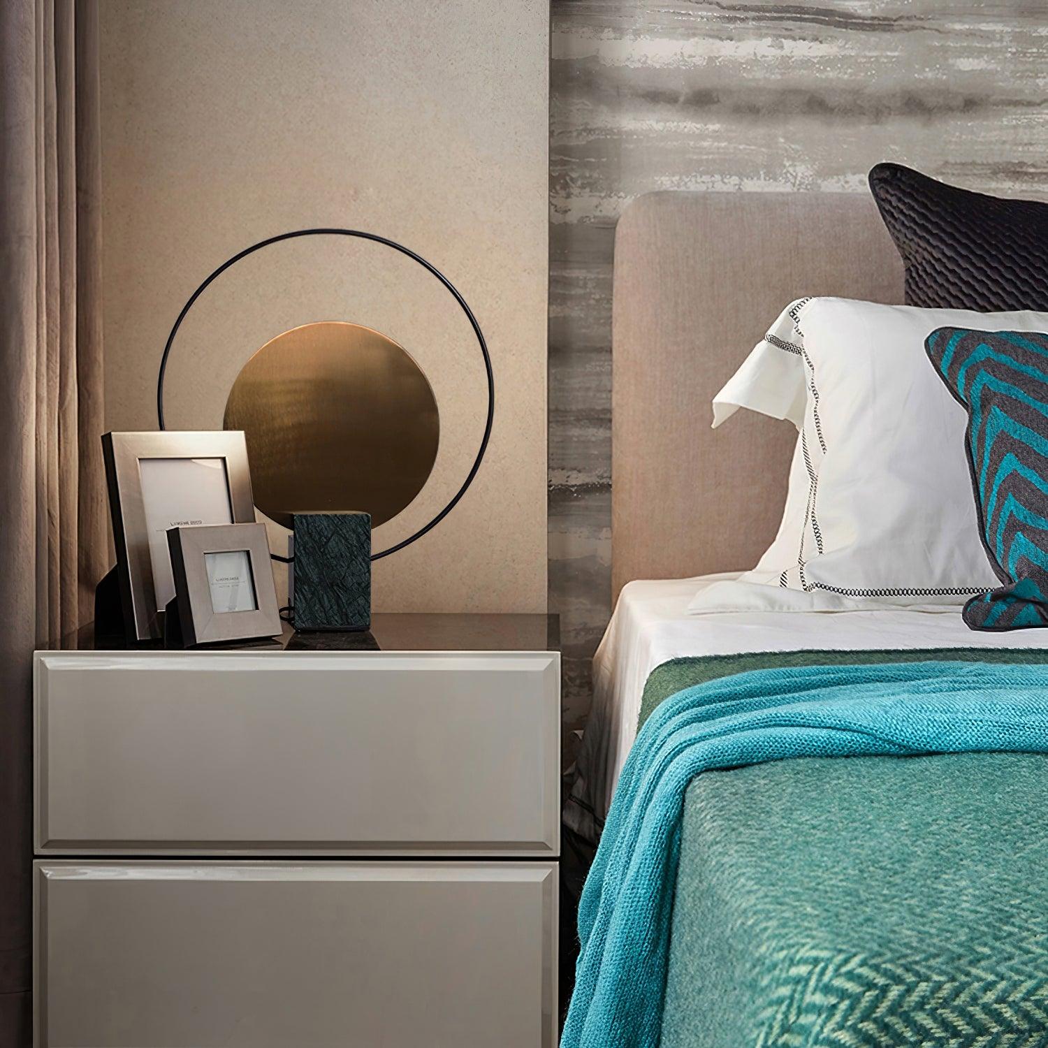 Orava Marble Geometric Table Lamp - Letslighting