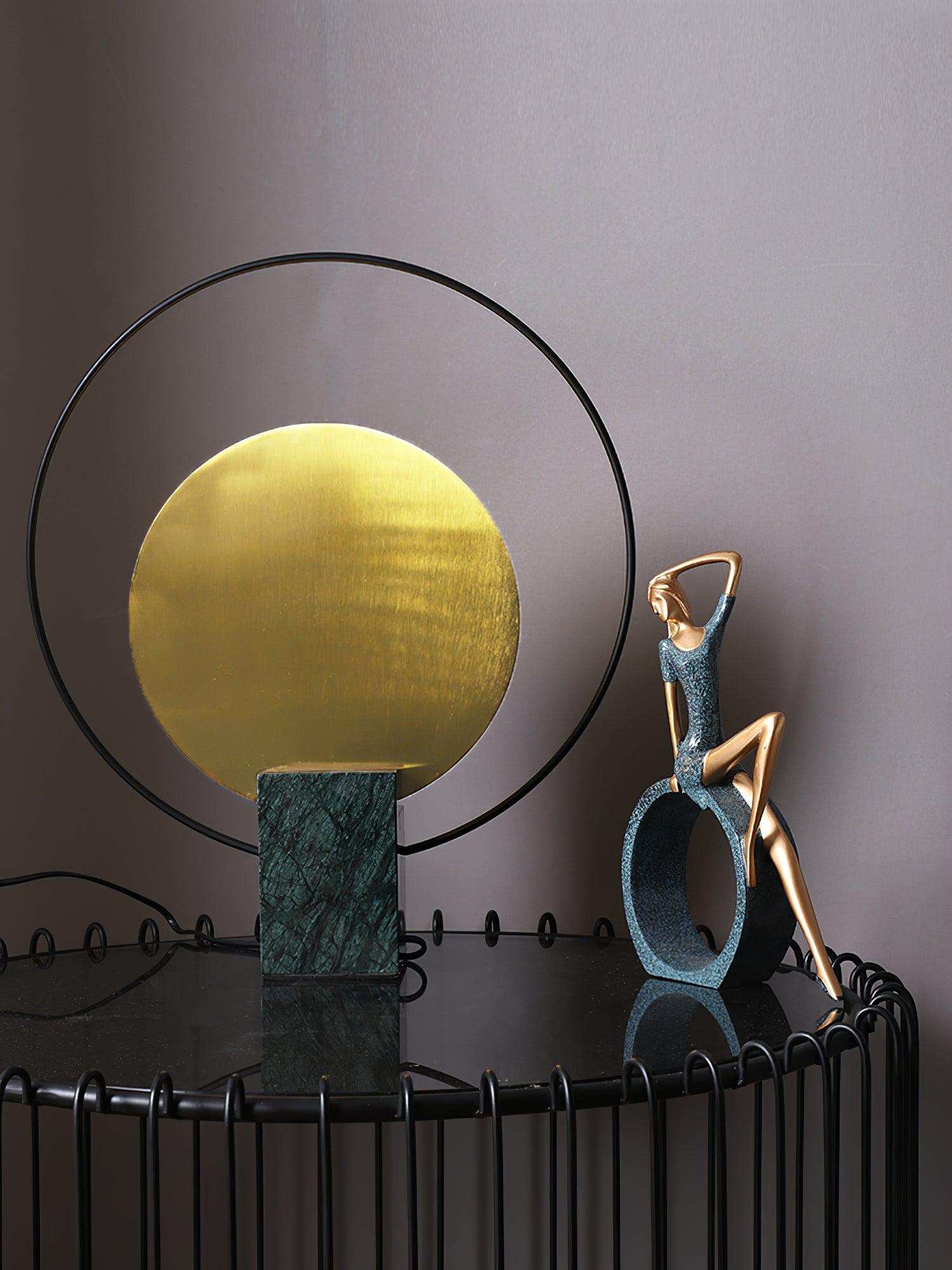 Orava Marble Geometric Table Lamp - Letslighting