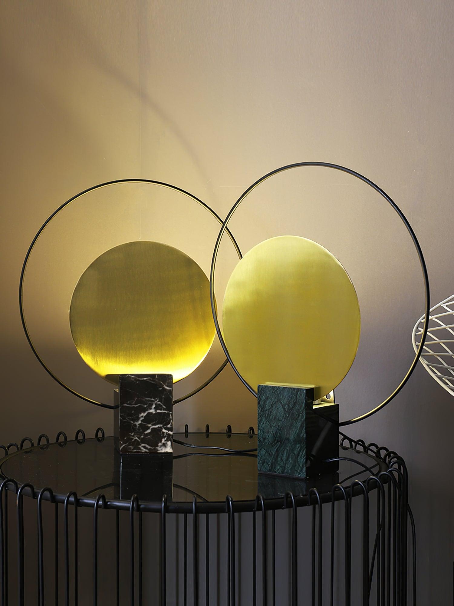 Orava Marble Geometric Table Lamp - Letslighting
