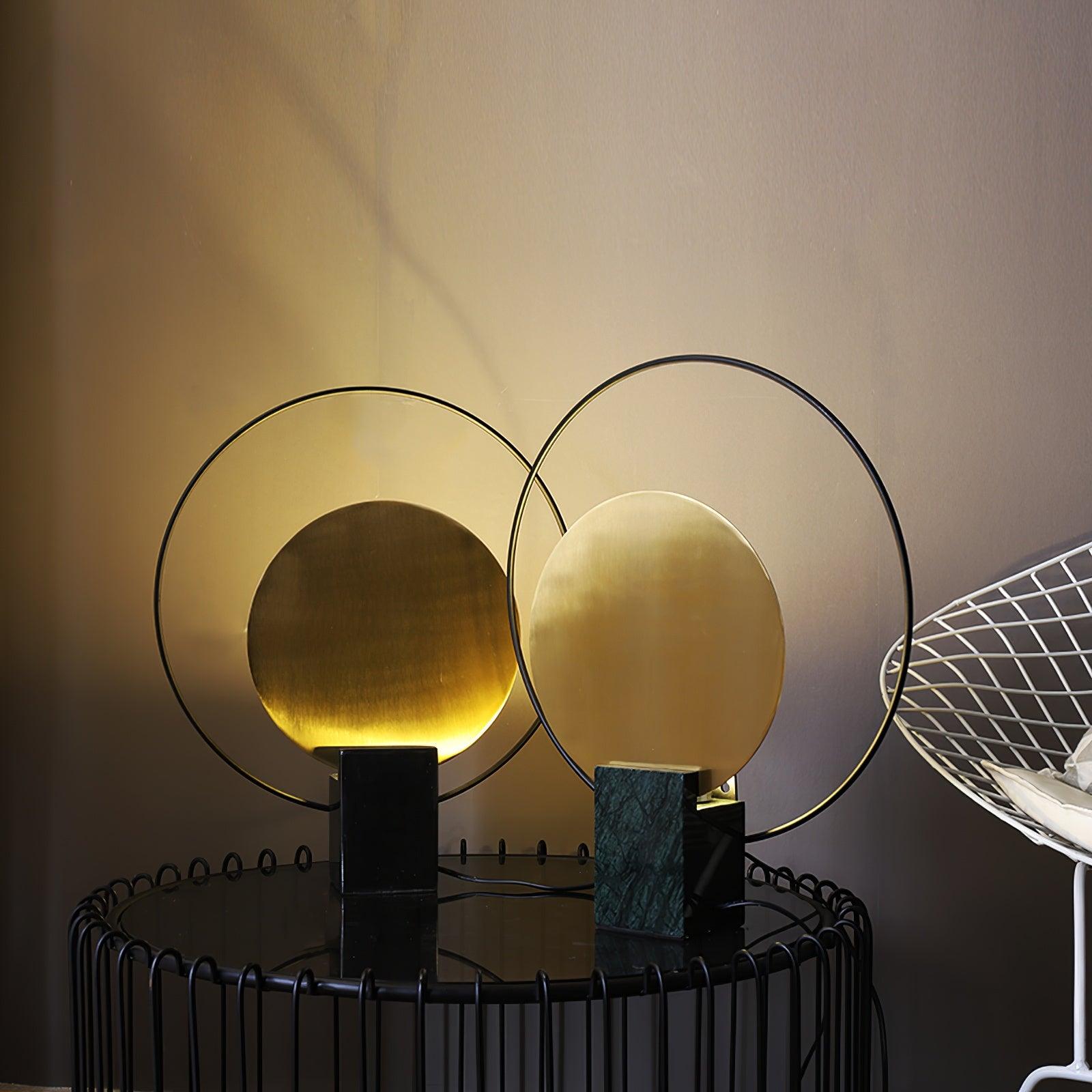 Orava Marble Geometric Table Lamp - Letslighting