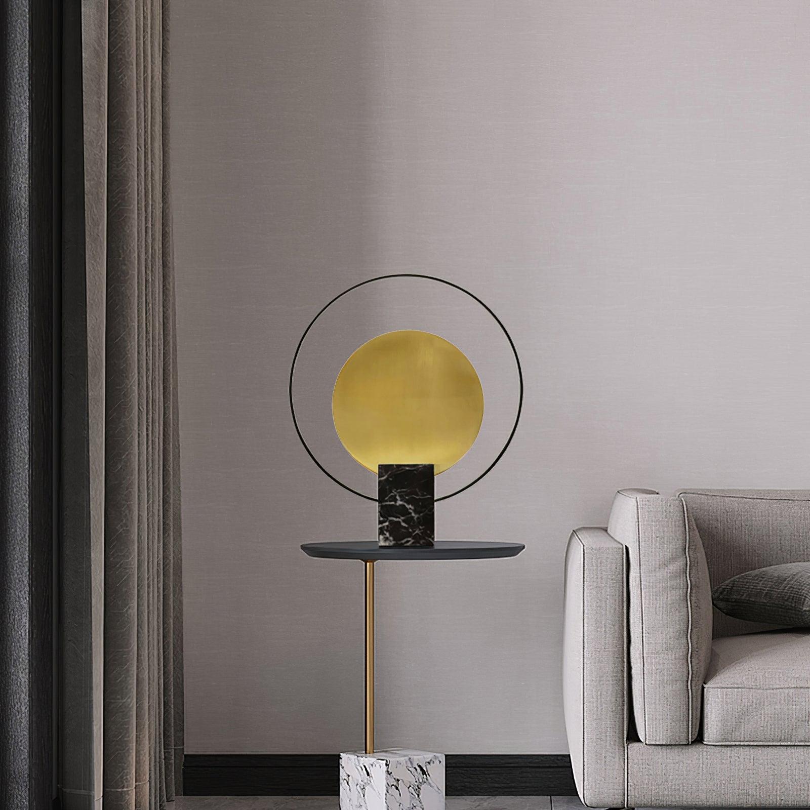 Orava Marble Geometric Table Lamp - Letslighting