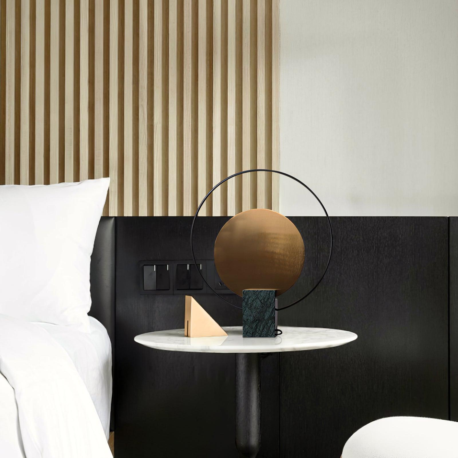Orava Marble Geometric Table Lamp - Letslighting