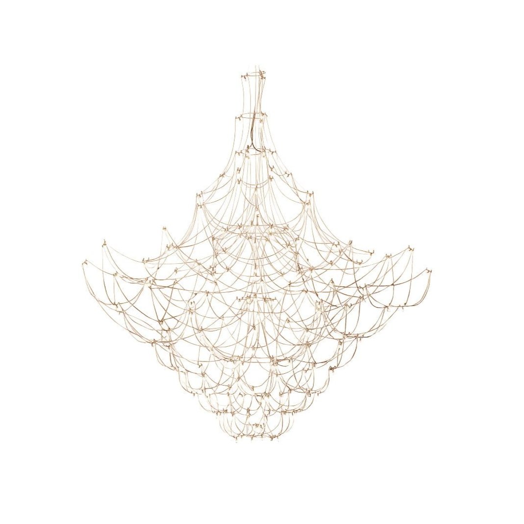 Lustra Chandelier Stainless Steel Wire Firefly - Letslighting