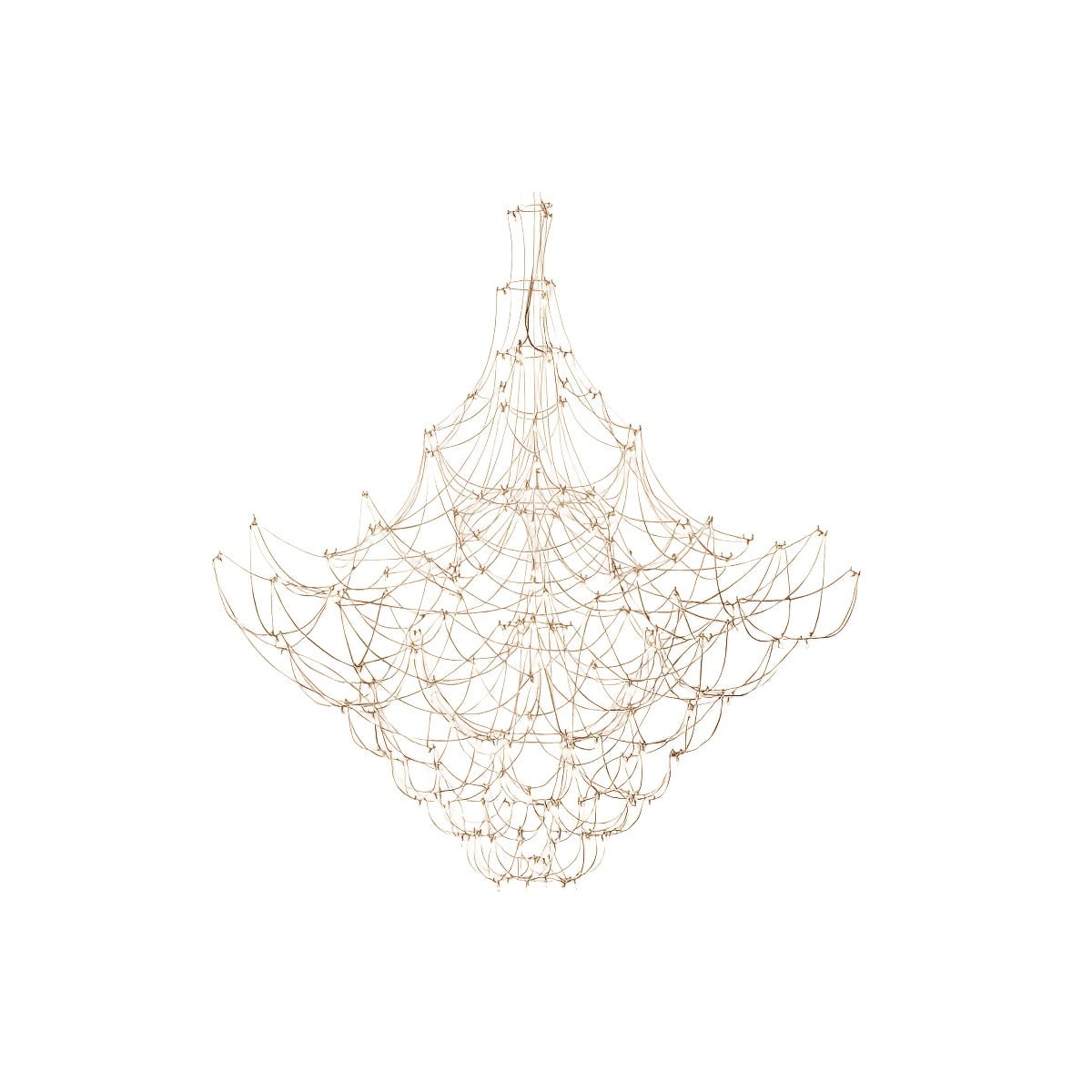 Lustra Chandelier Stainless Steel Wire Firefly - Letslighting
