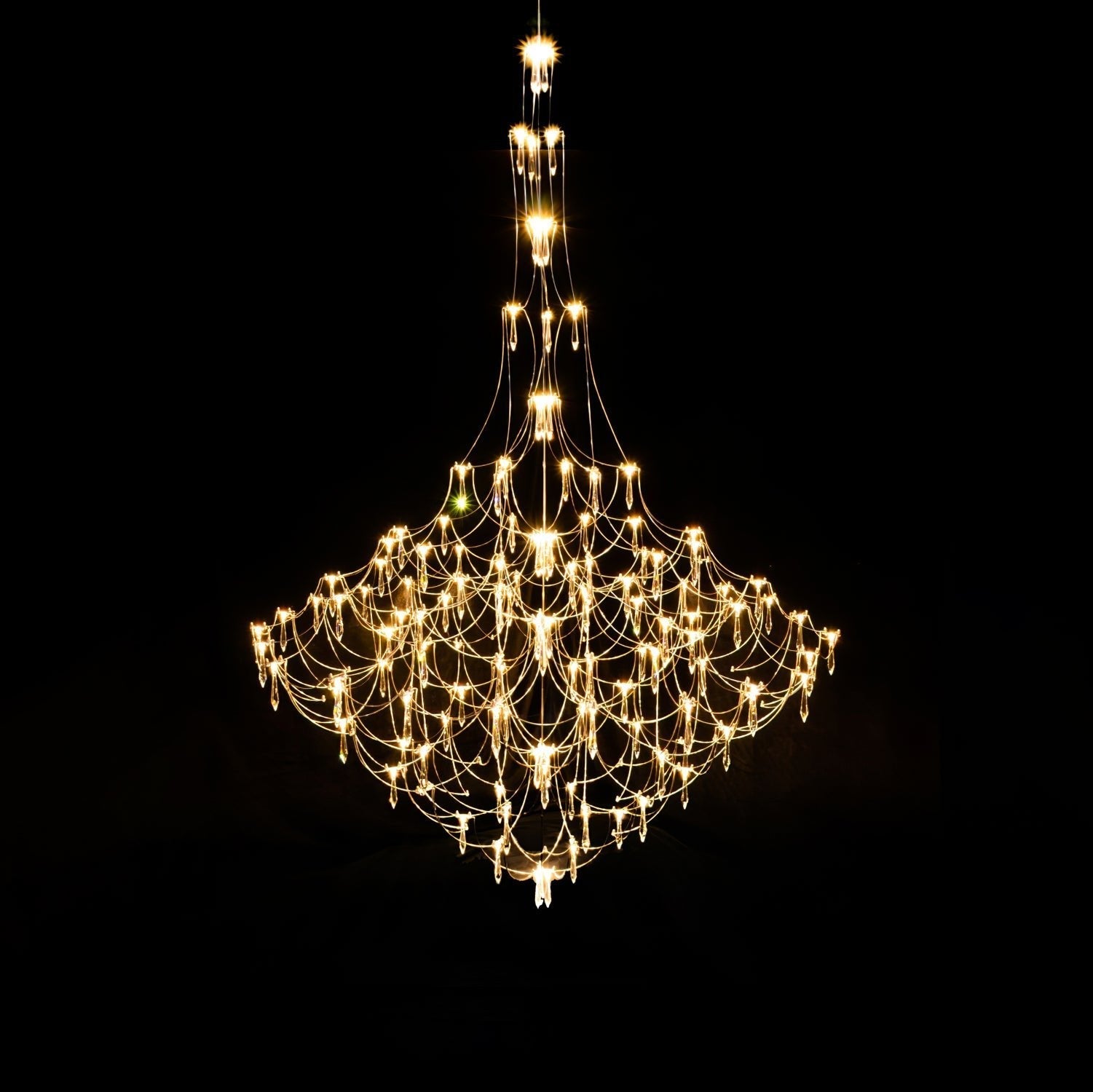 Lustra Chandelier Stainless Steel Wire Firefly - Letslighting