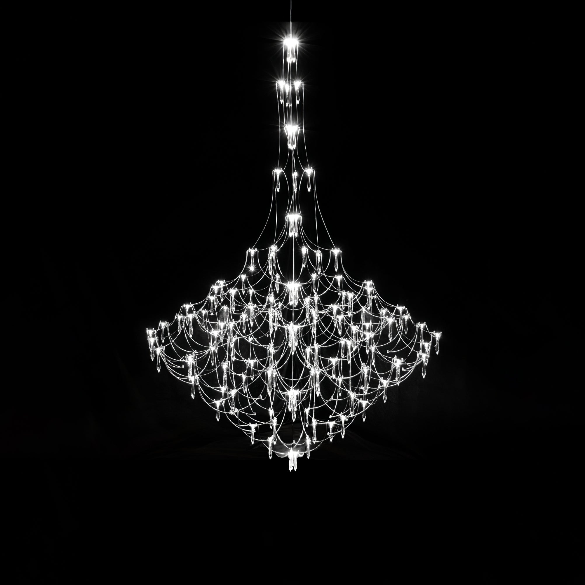 Lustra Chandelier Stainless Steel Wire Firefly - Letslighting