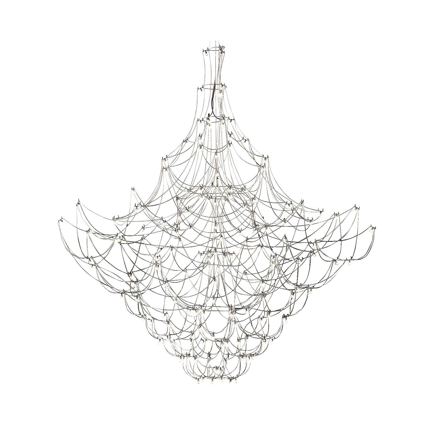 Lustra Chandelier Stainless Steel Wire Firefly - Letslighting