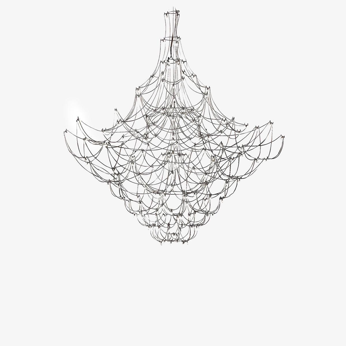 Lustra Chandelier Stainless Steel Wire Firefly - Letslighting
