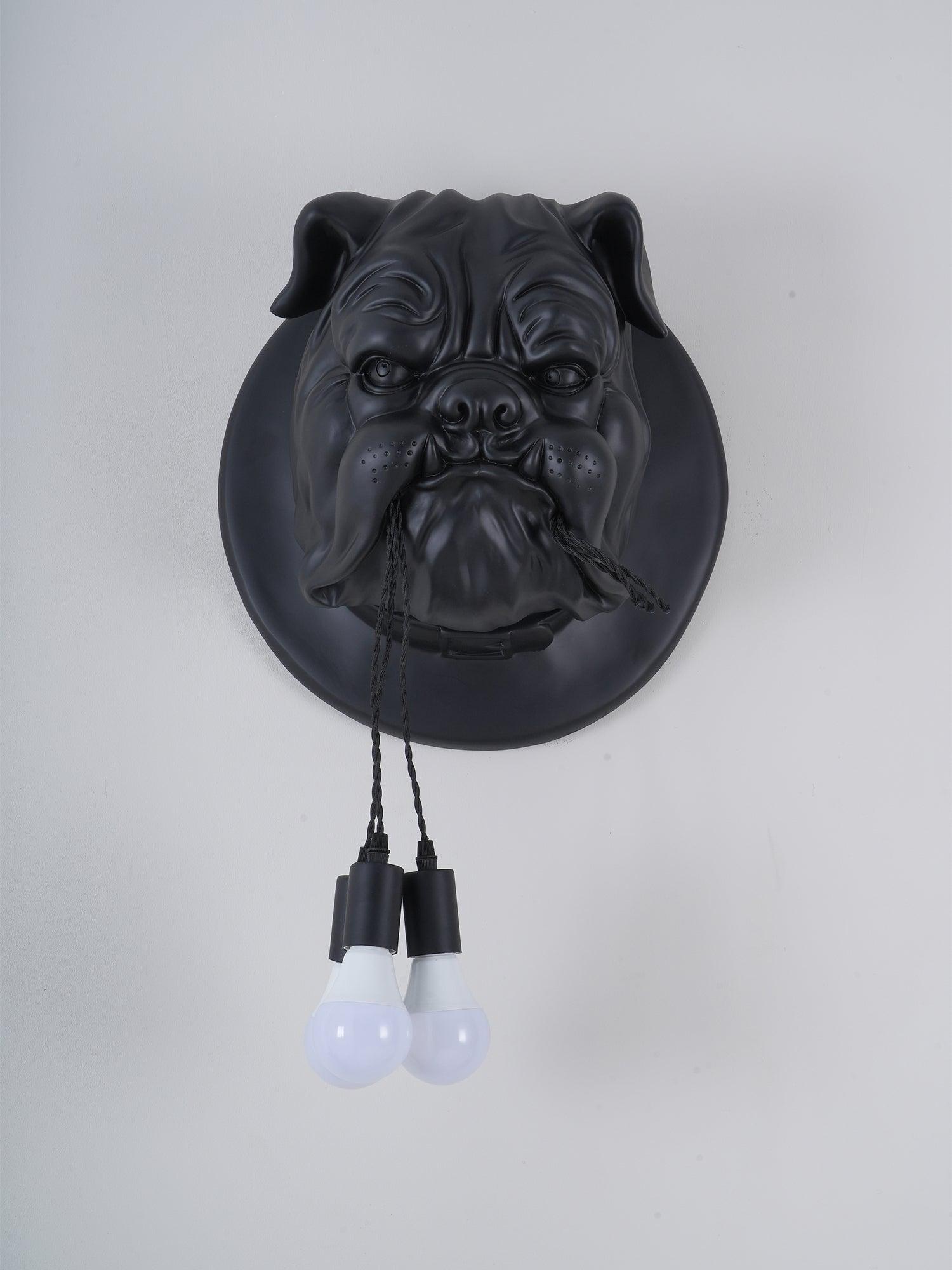 Lustra Wall Lamp Bulldog Sculpture Whimsical - Letslighting