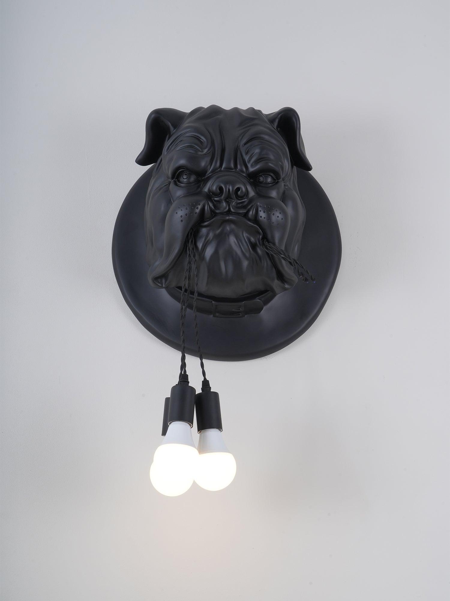 Lustra Wall Lamp Bulldog Sculpture Whimsical - Letslighting