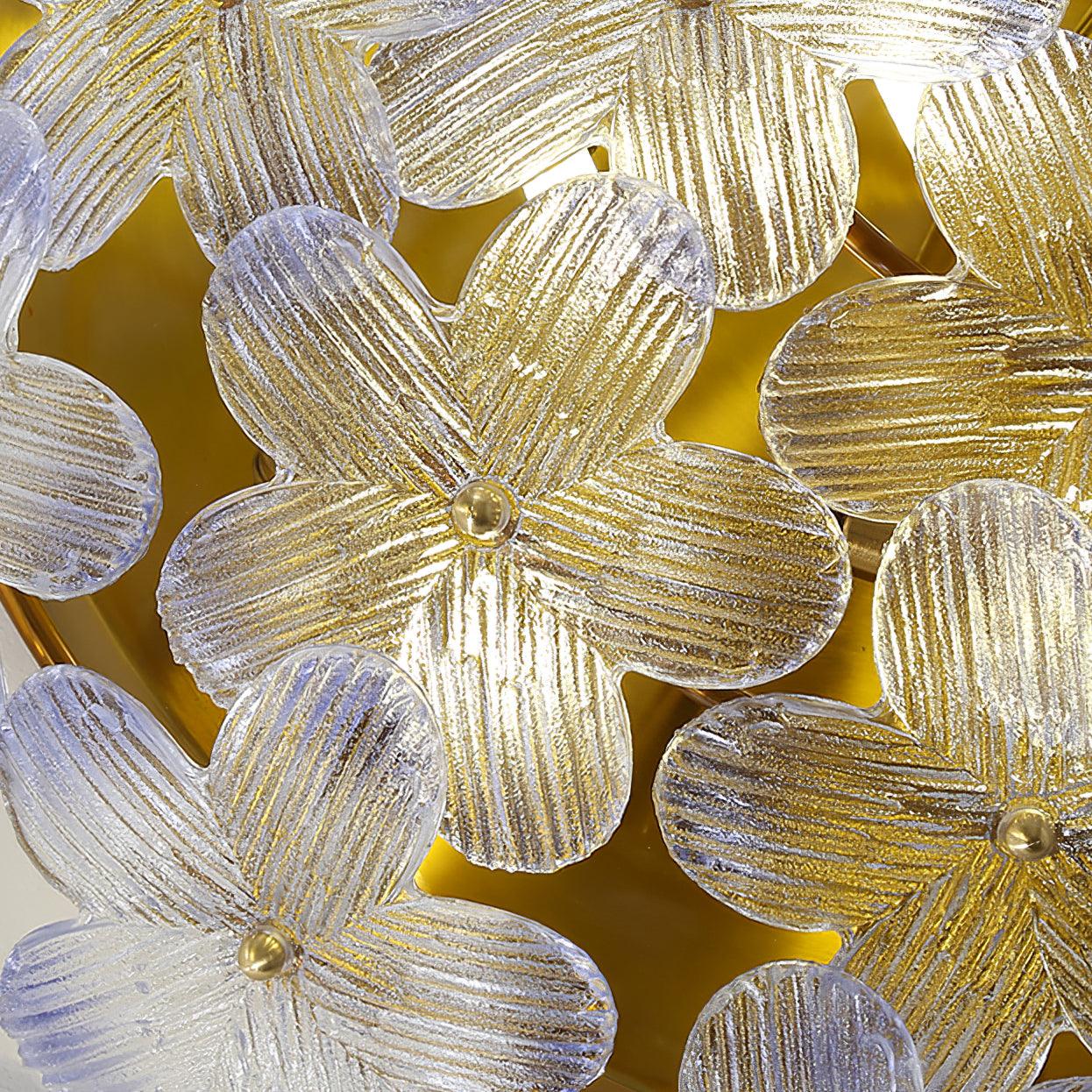 Anan Floral Ceiling Light Blush Glass - Letslighting