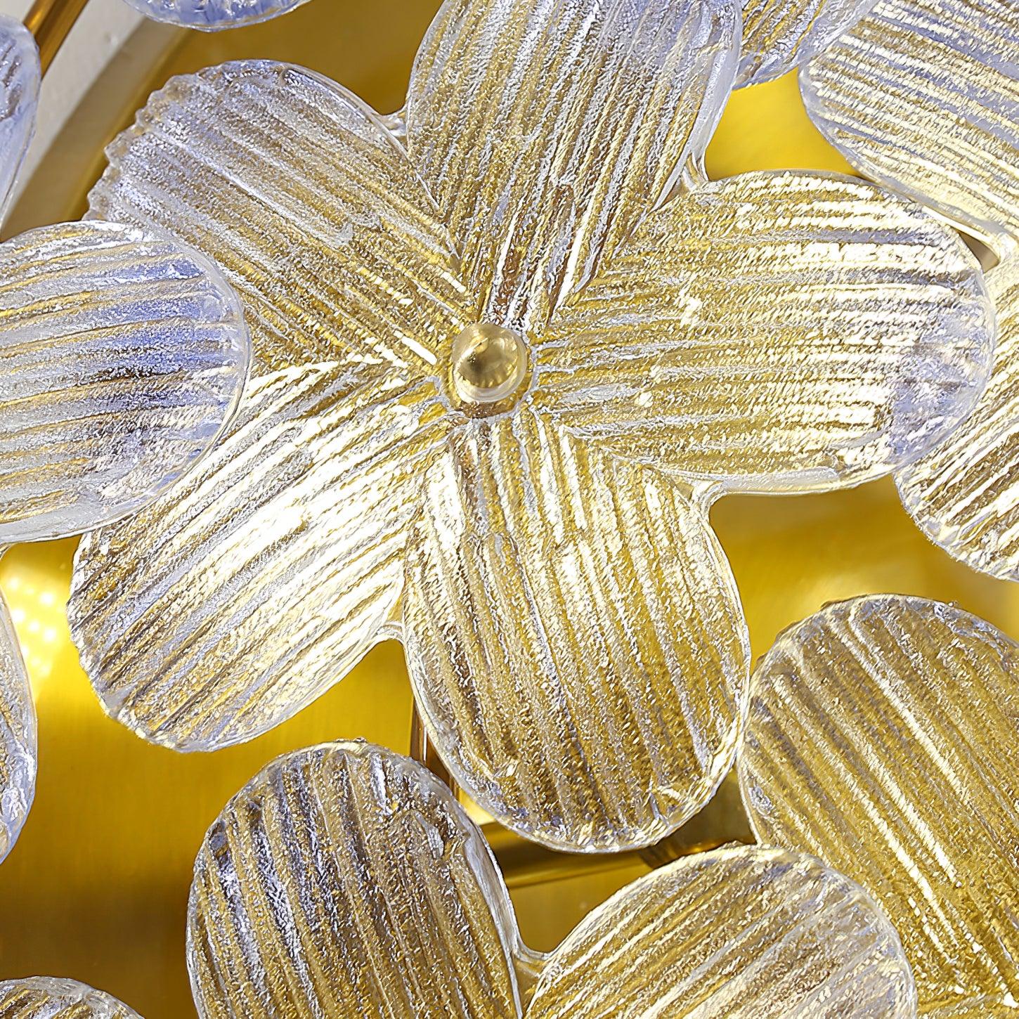 Anan Floral Ceiling Light Blush Glass - Letslighting