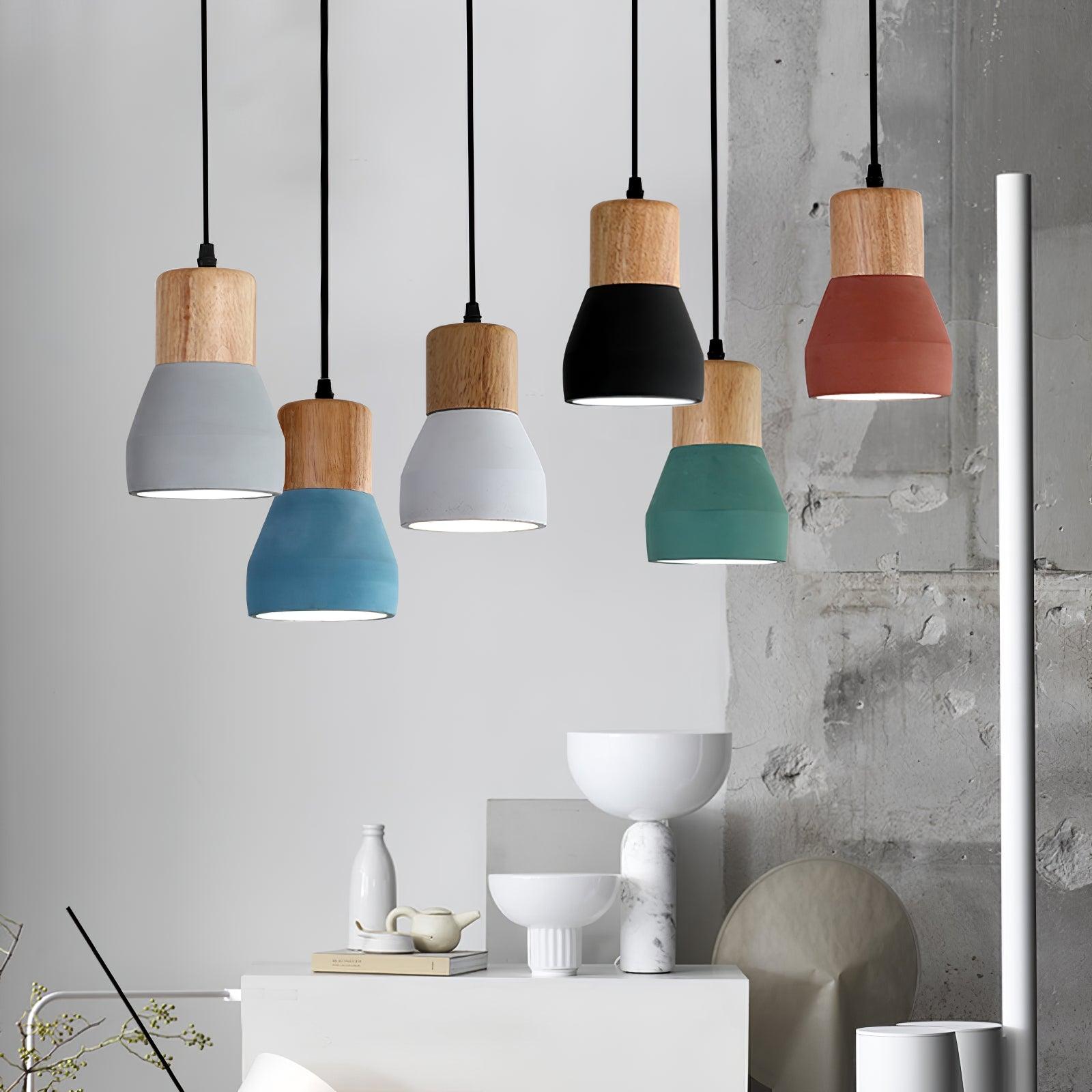 Concretis Industrial Cement Pendant Light - Letslighting