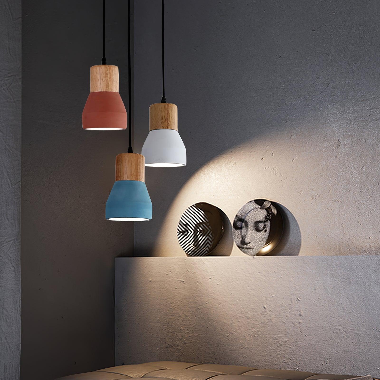 Concretis Industrial Cement Pendant Light - Letslighting