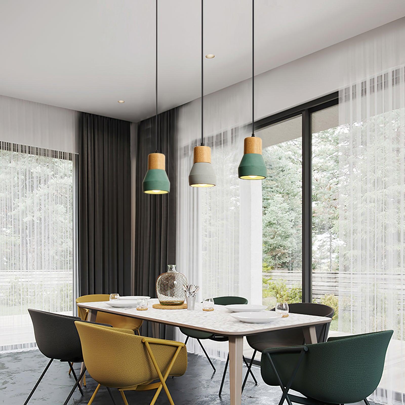 Concretis Industrial Cement Pendant Light - Letslighting