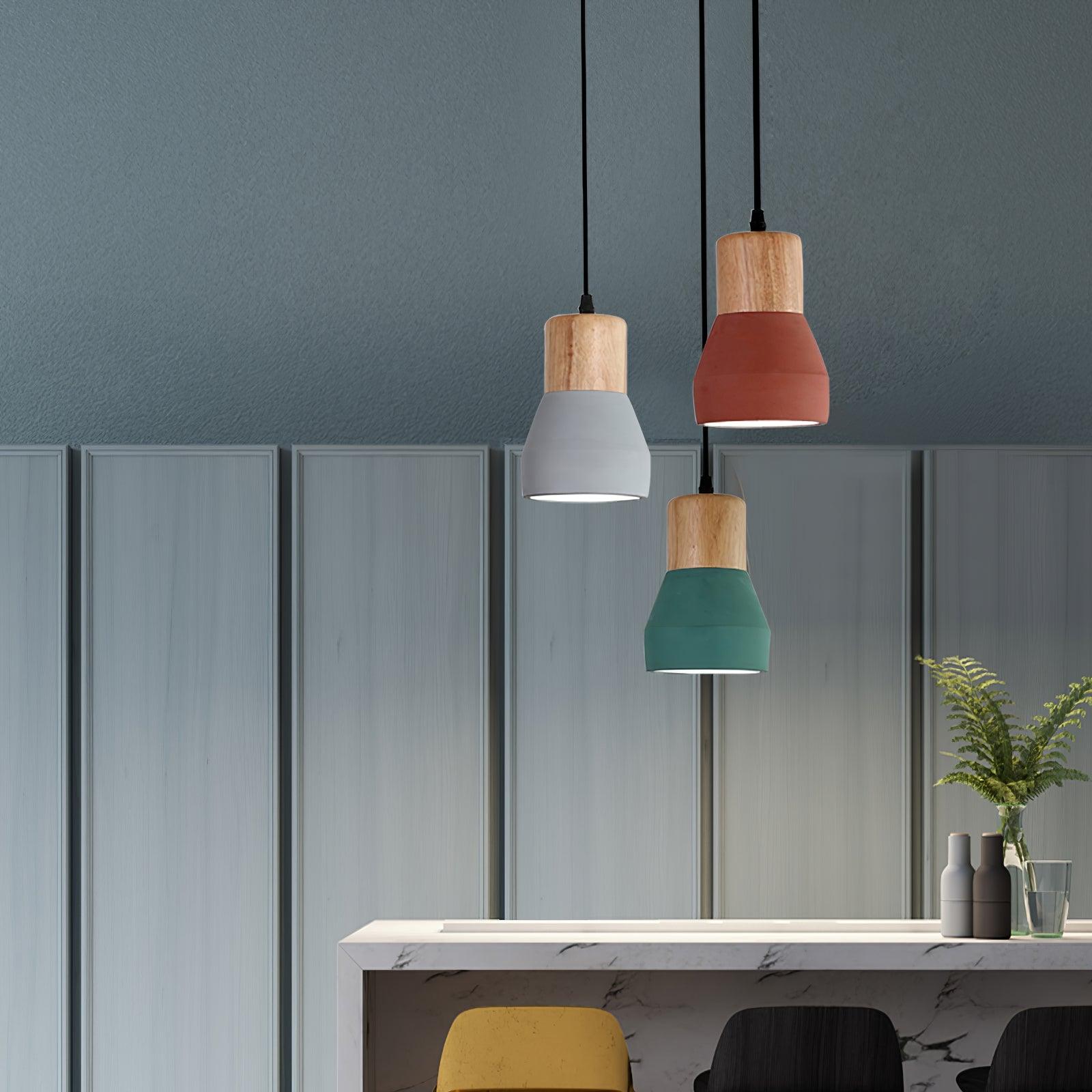 Concretis Industrial Cement Pendant Light - Letslighting