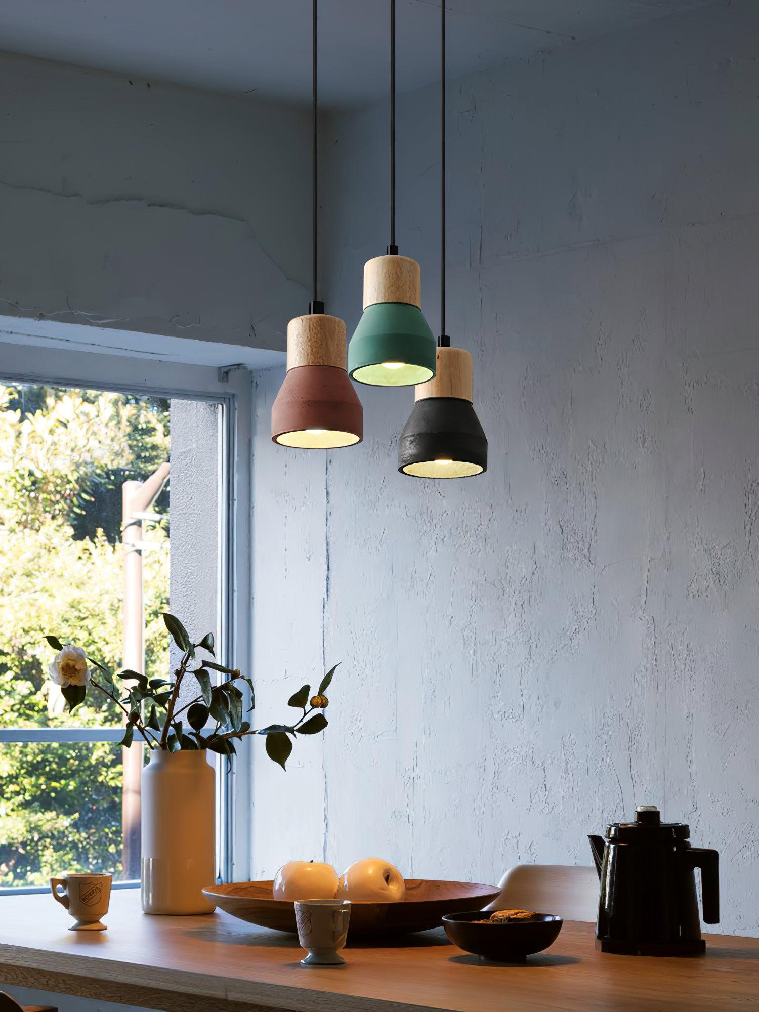 Concretis Industrial Cement Pendant Light - Letslighting
