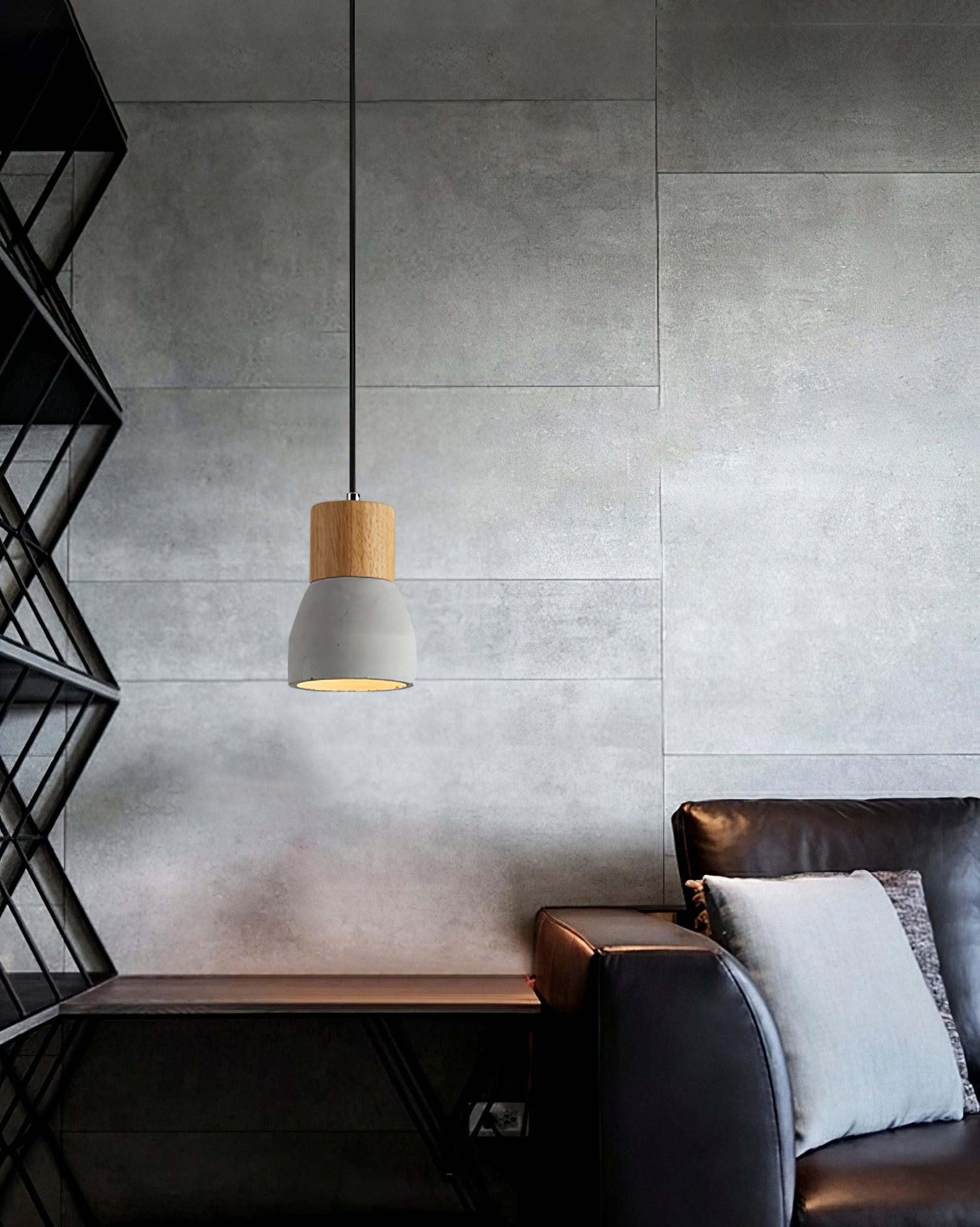 Concretis Industrial Cement Pendant Light - Letslighting