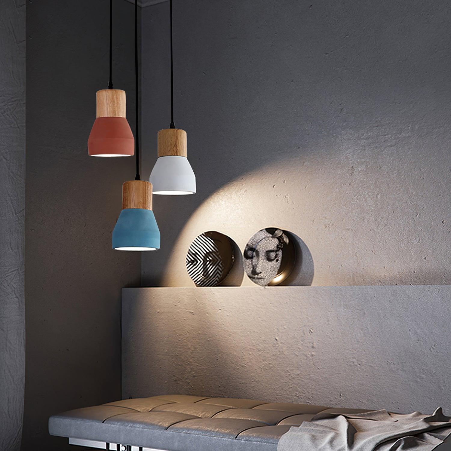 Concretis Industrial Cement Pendant Light - Letslighting