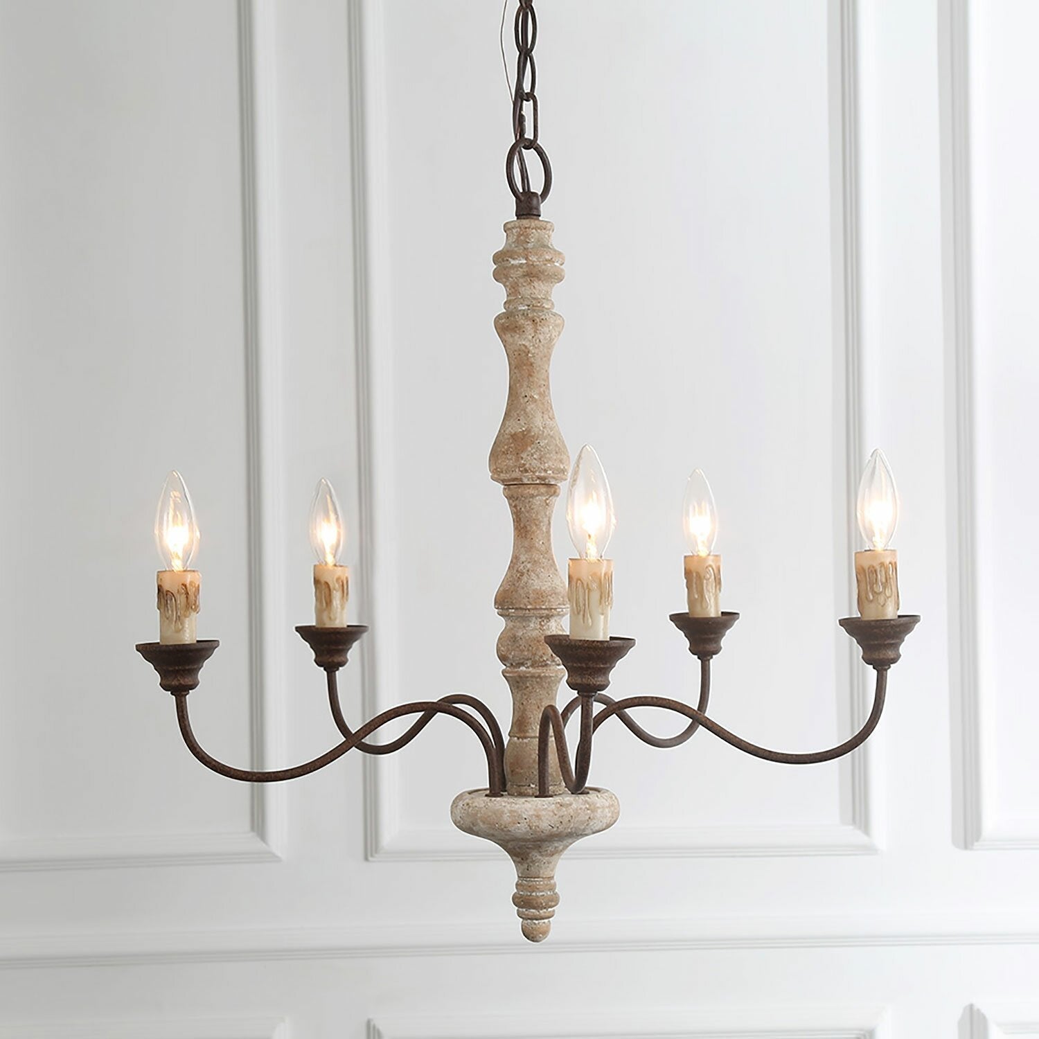 Fljotuvyi Individual Creativity Wood Chandelier - Letslighting