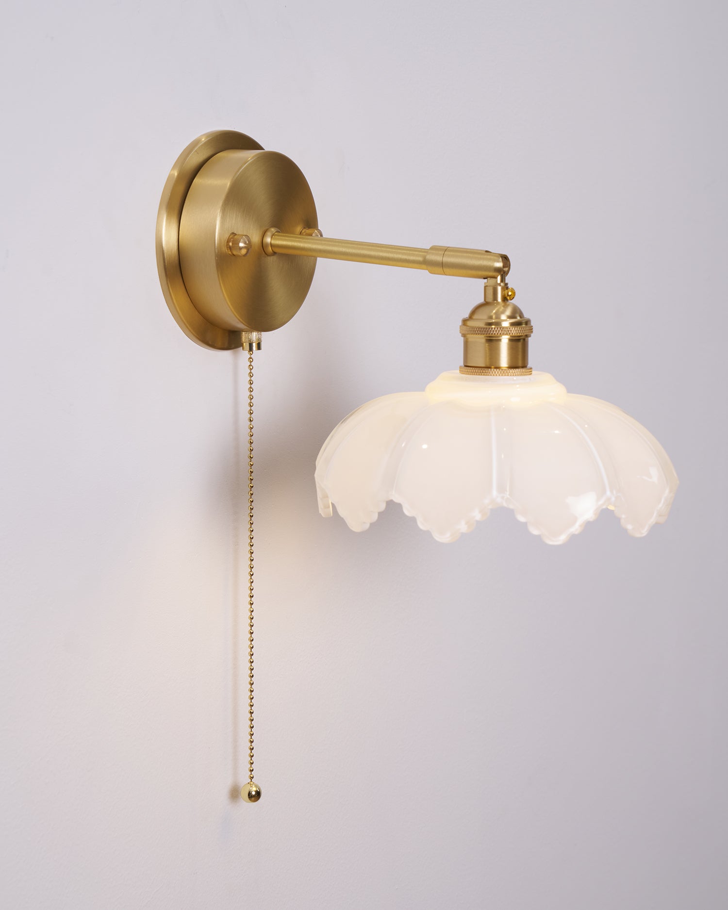 Lotus Nordic Art Rotatable Glass Wall Lamp - Letslighting
