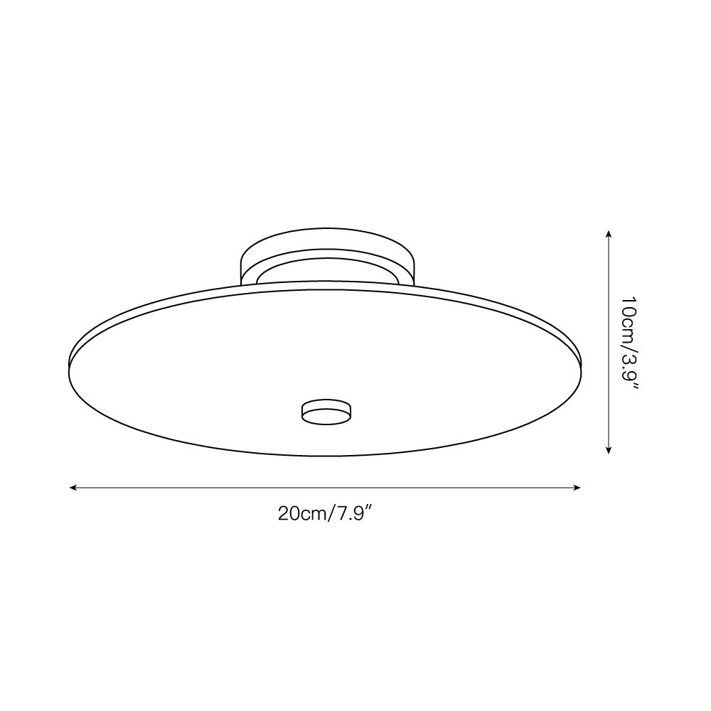 Jarnbruvyn Modern Brass Alabaster Ceiling Lamp - Letslighting